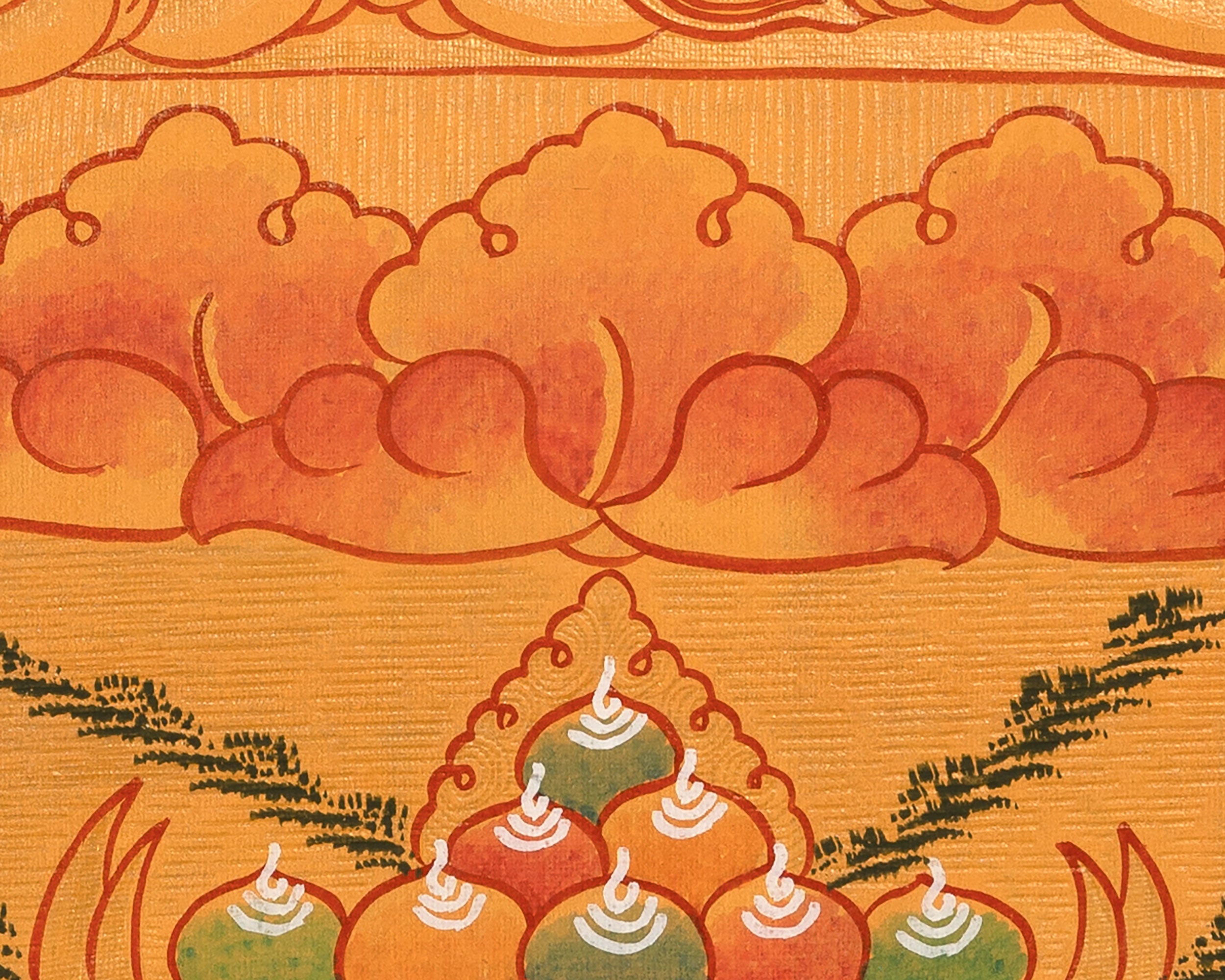 Thangka of Vajrasattva | The Deity of Purification & Spiritual Transformation