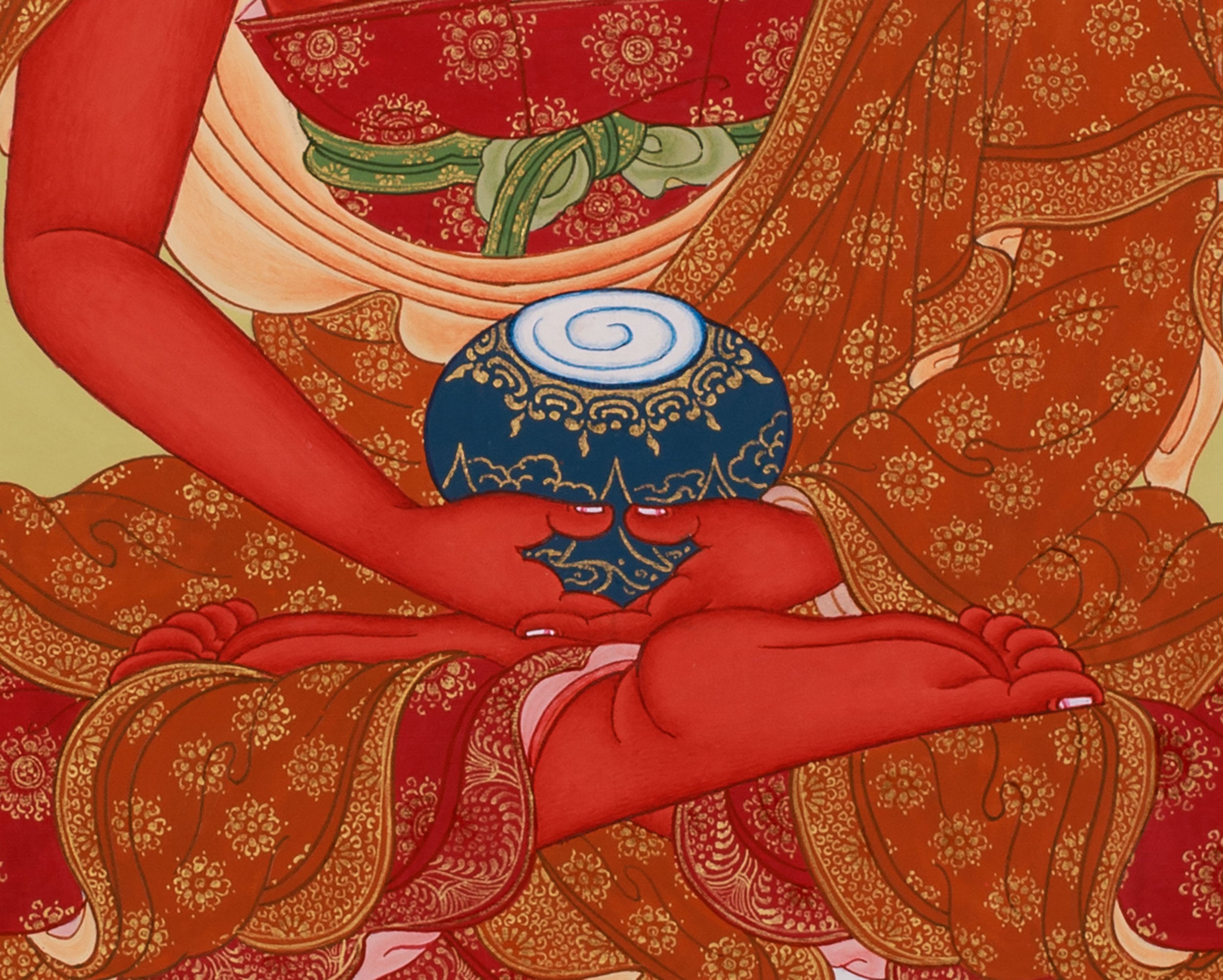 Thangka Of Amitabha Buddha | Infinite Light and Wisdom