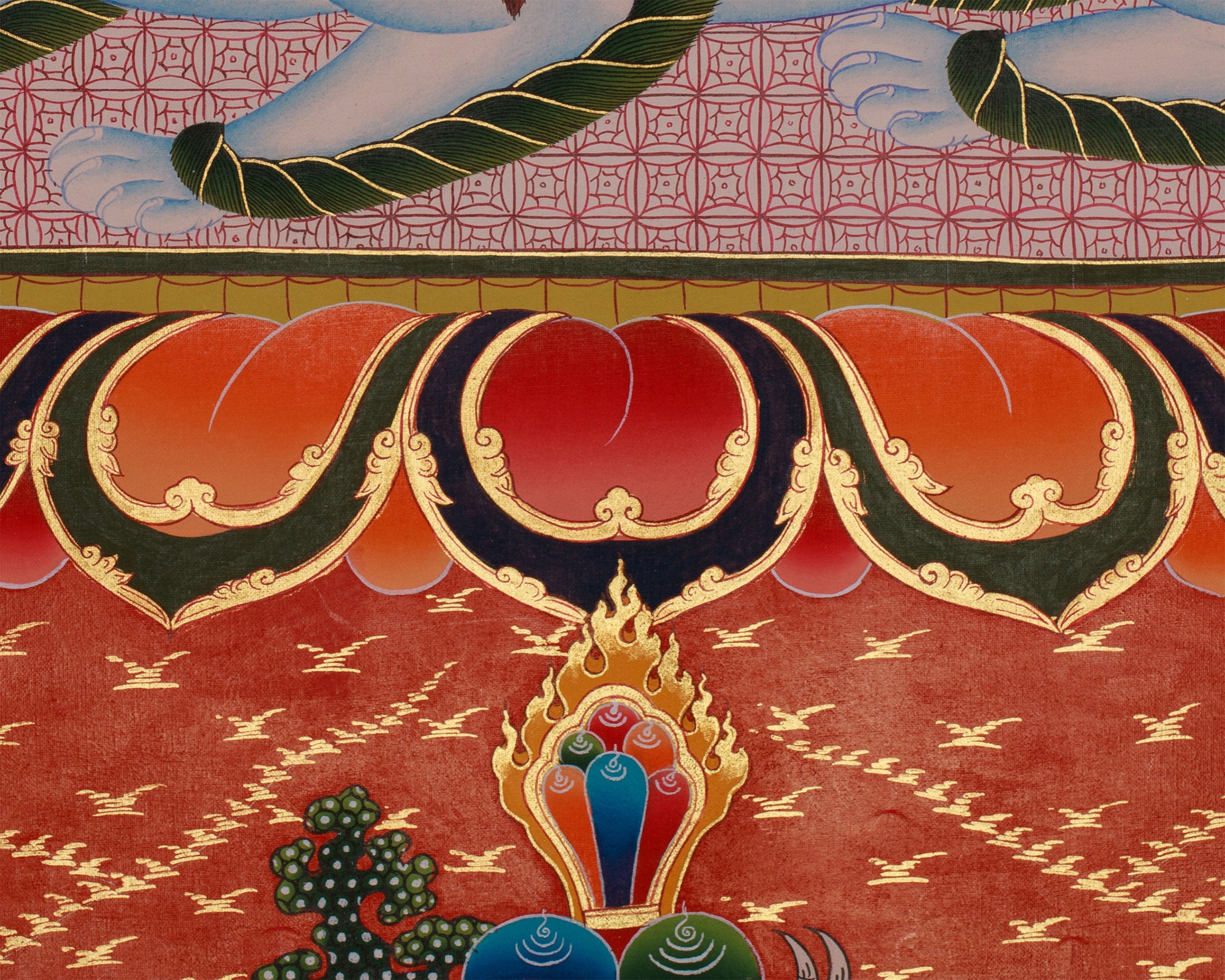 Vaishravana Painting | Guardian King of Wealth and the North