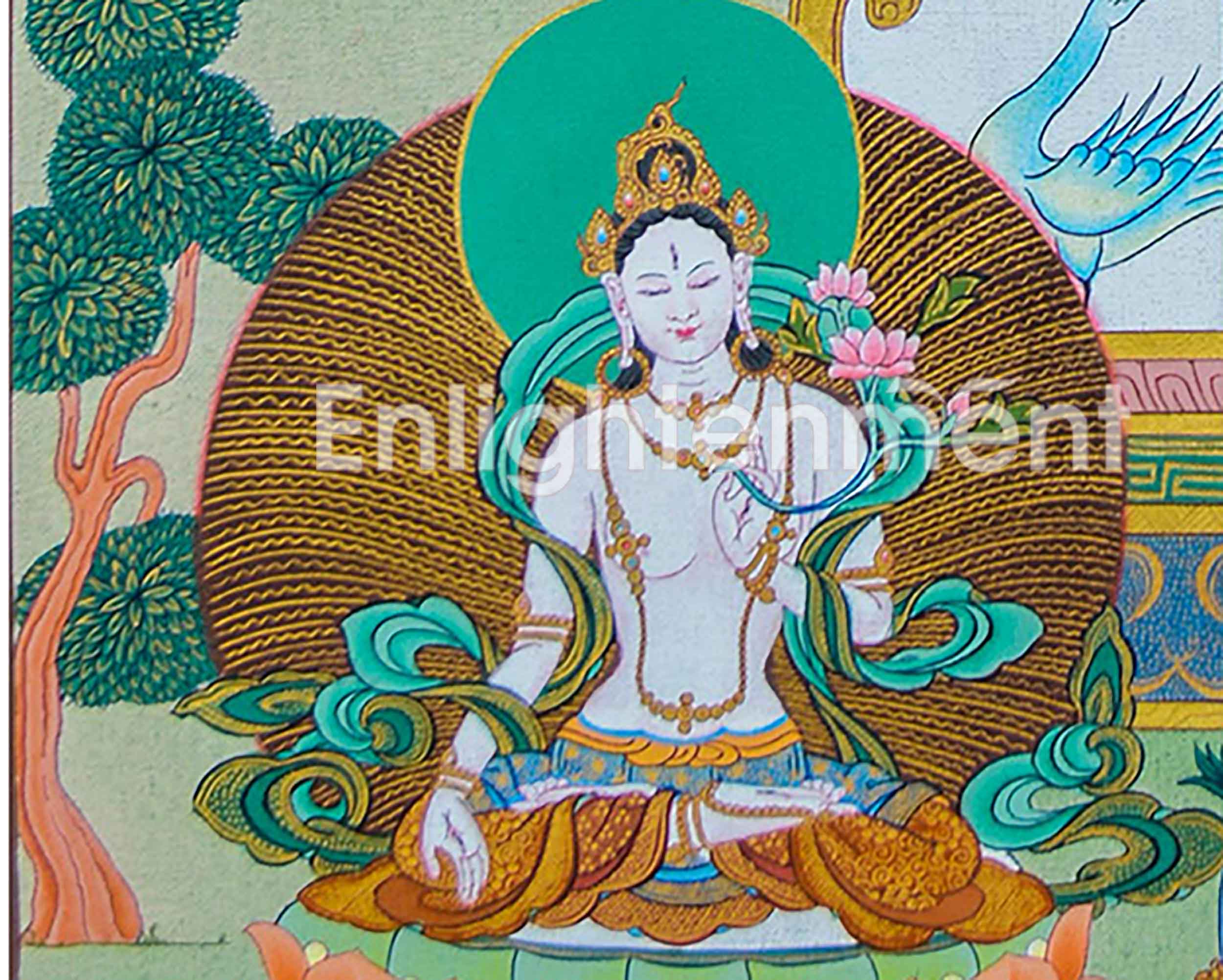 Amitayus Buddha Thangka | Traditional Art for Mindfulness | Meditation Aid