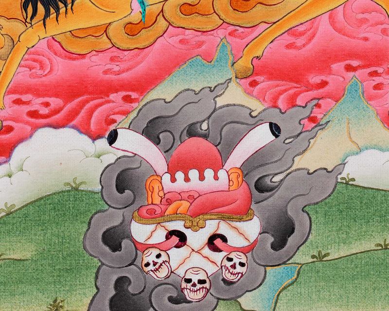 Wrathful Palden lhamo | Tibetan Art