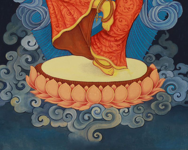 Manjushri, Deity of Wisdom: High-Quality Newari Art