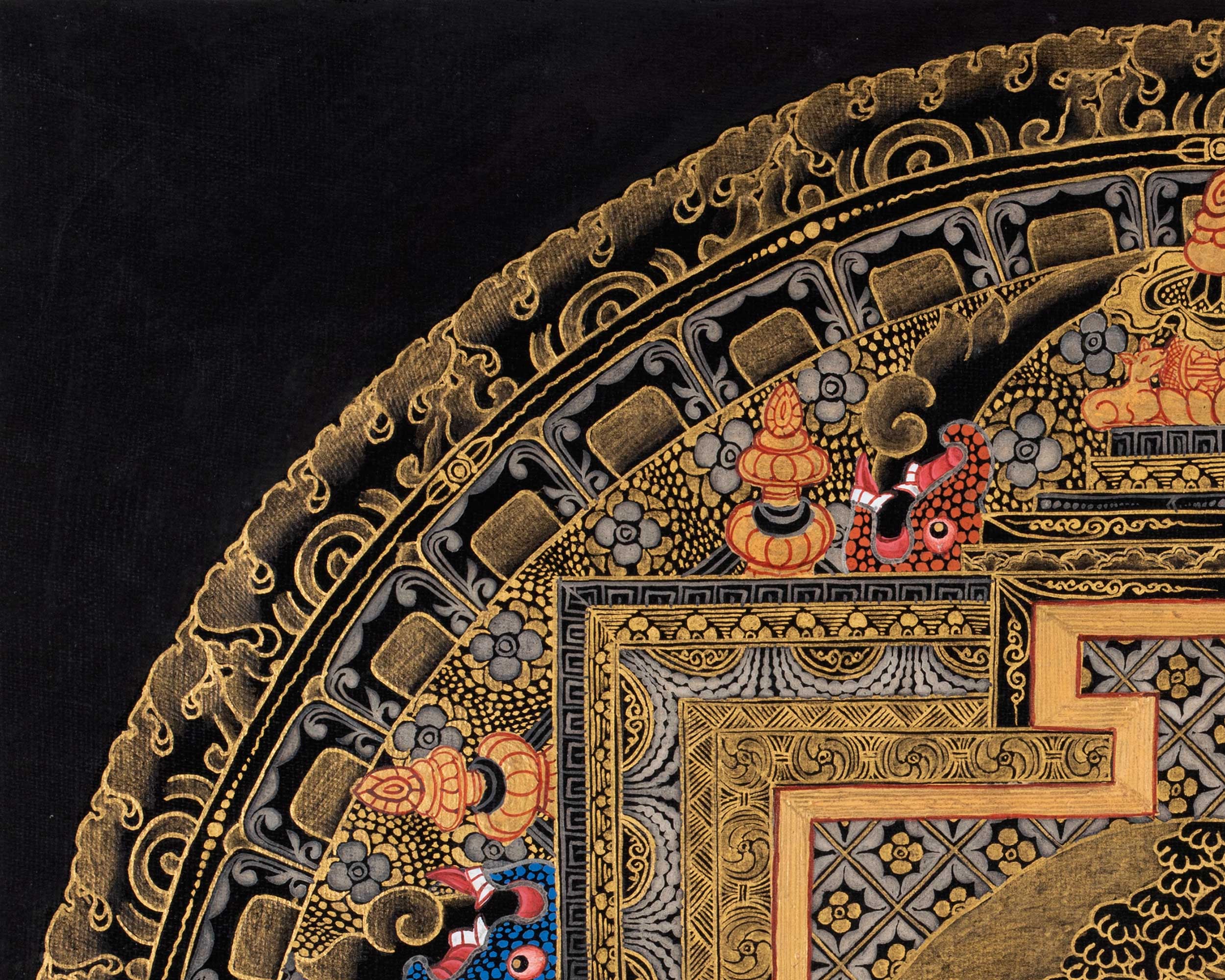Mayadevi Wall Handing Mandala Thangka | Original Tibetan Painting