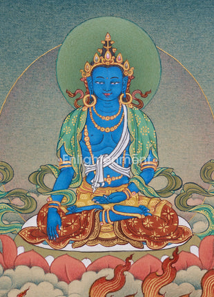 Bhutadamara Vajrapani Thangka | The Wrathful Protector of Tibetan Buddhism