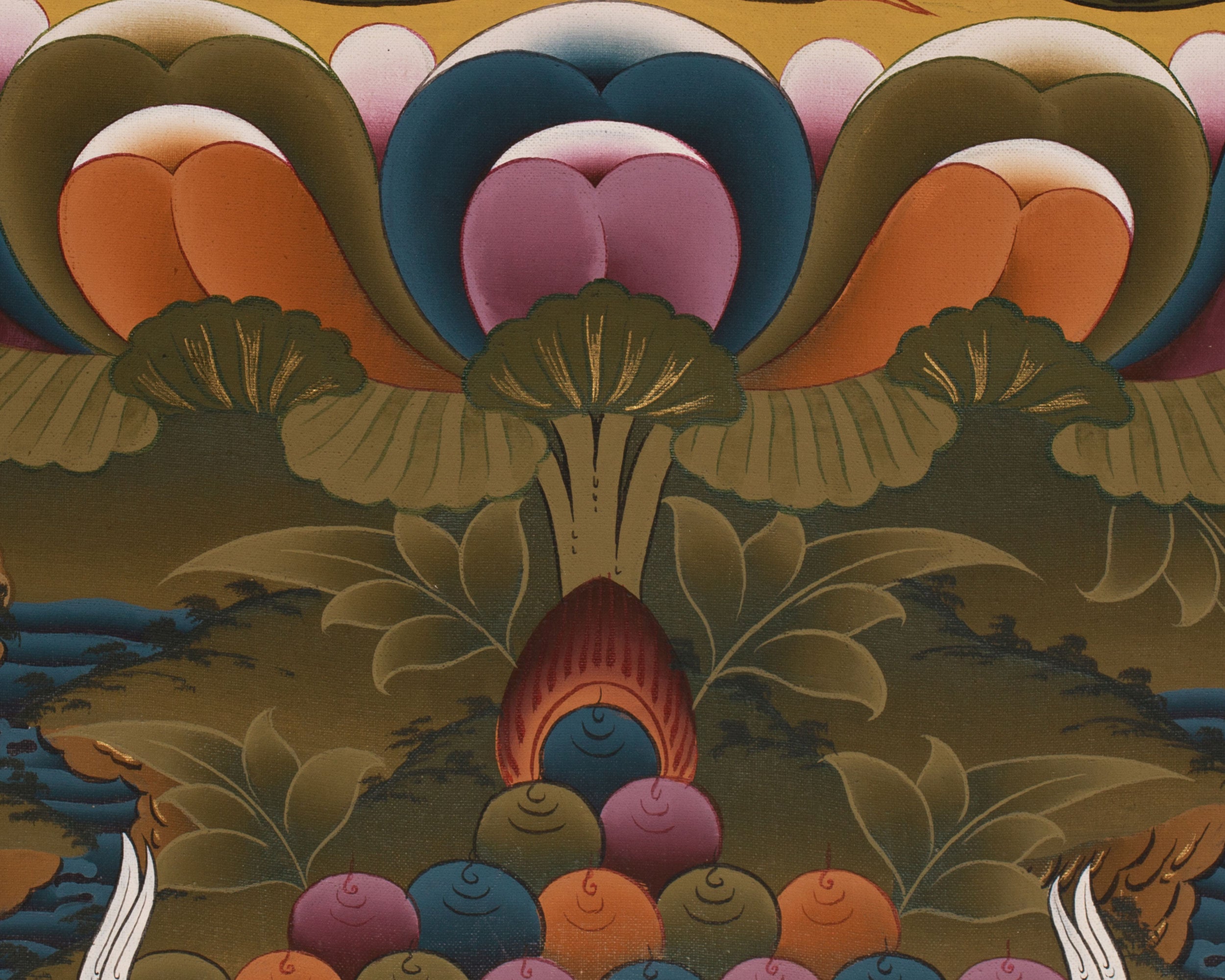 Vajrasattva Thangka Painting | Tibetan Buddhist Artwork