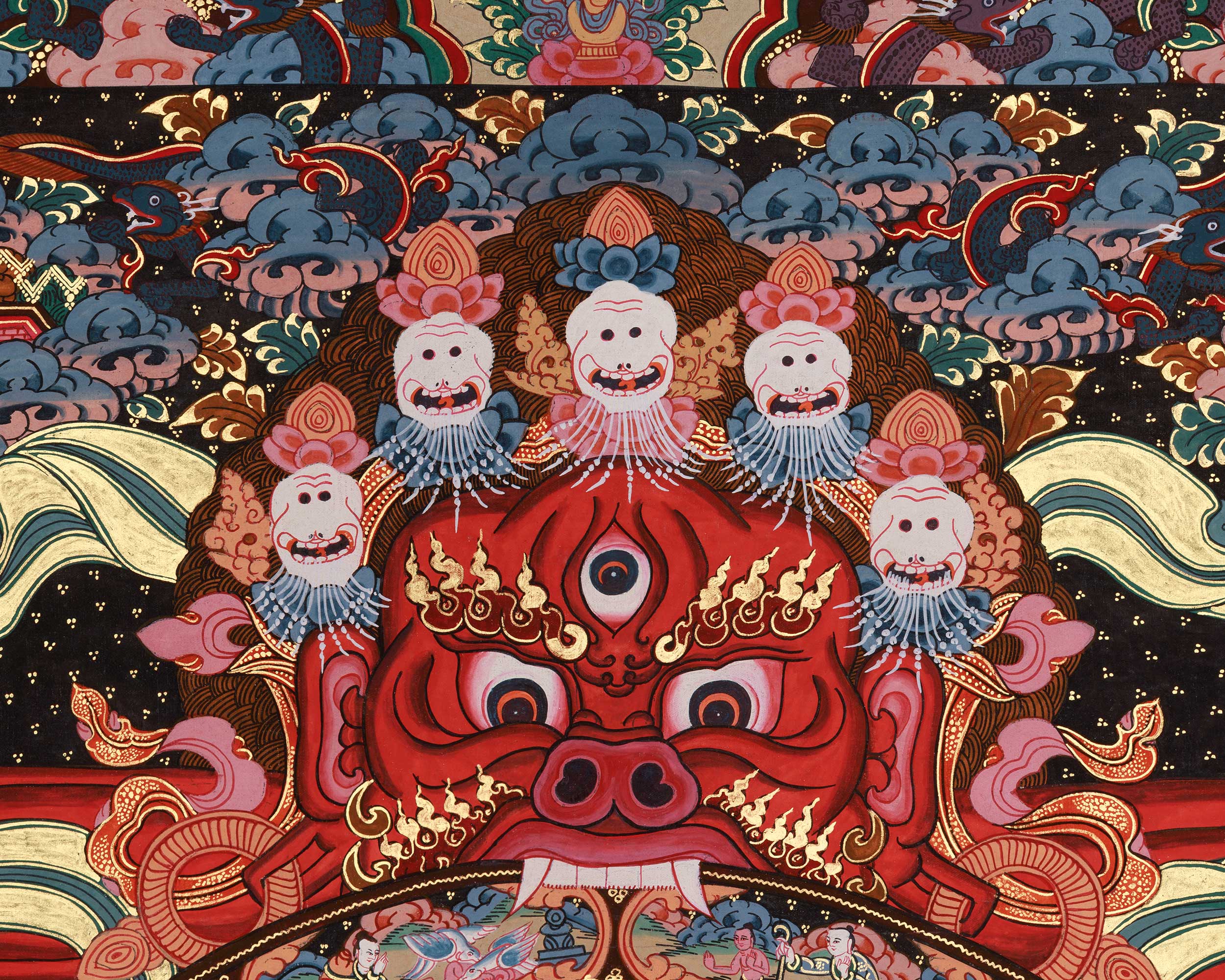 Tibetan Thangka of the Wheel of Life | Sacred Artwork