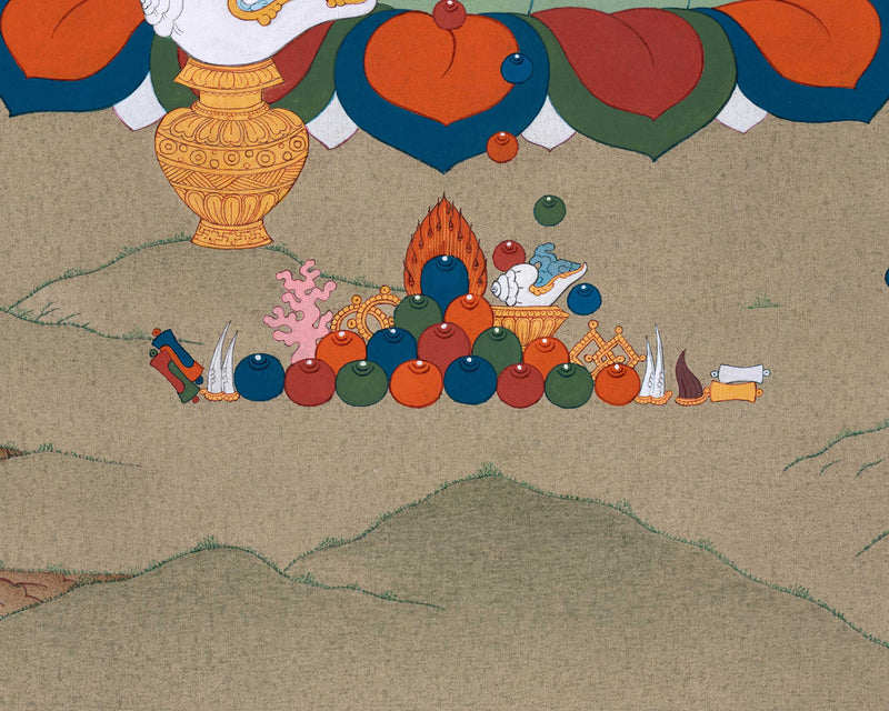 Bodhisattva of Prosperity, Jambala Thangka