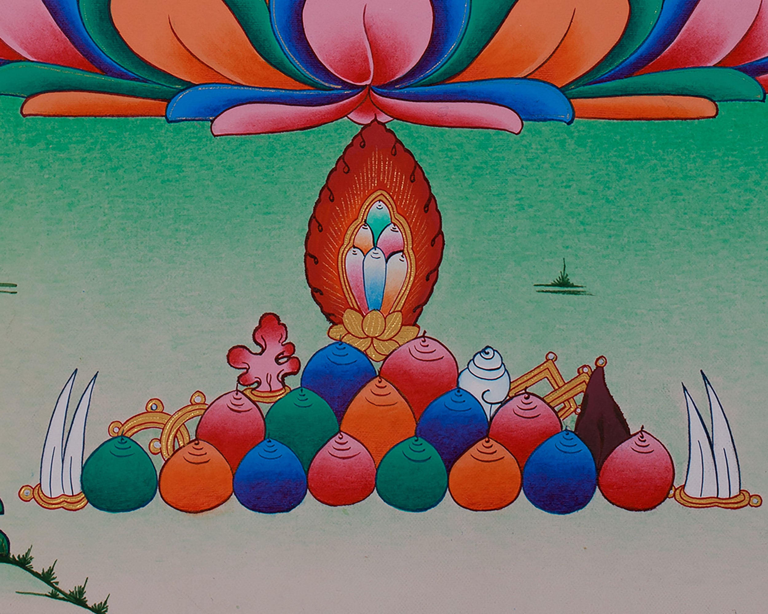 Tsongkhapa Lobzang Drakpa Thangka | Tibetan Buddhist Master