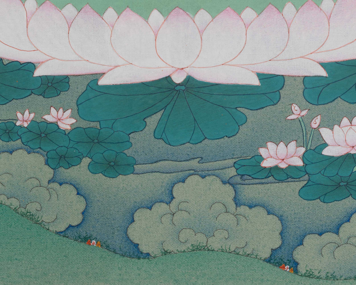 Shakyamuni Buddha Enlightened Teacher Thangka | Spiritual Awakening