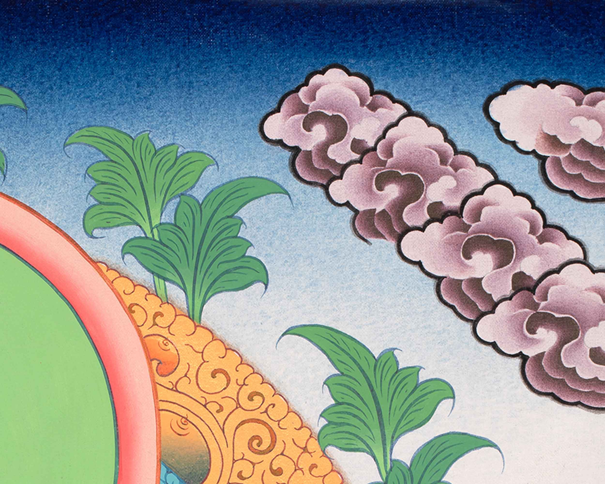 Hand Painted Dorje Sempa Thangka | Vajrasattva Artwork | Power of Spiritual Cleansing