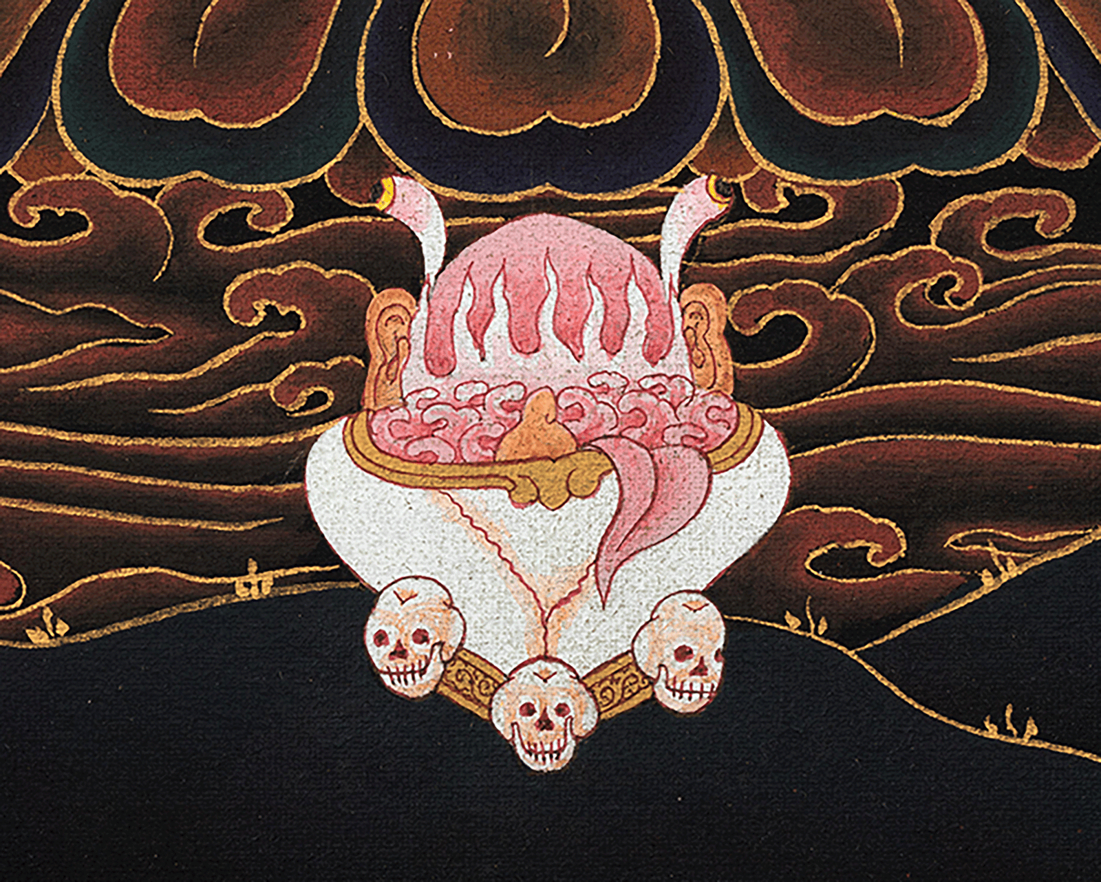 Hand-Painted Vajrakilaya Thangka | Fierce Deity Of Tibetan Buddhism