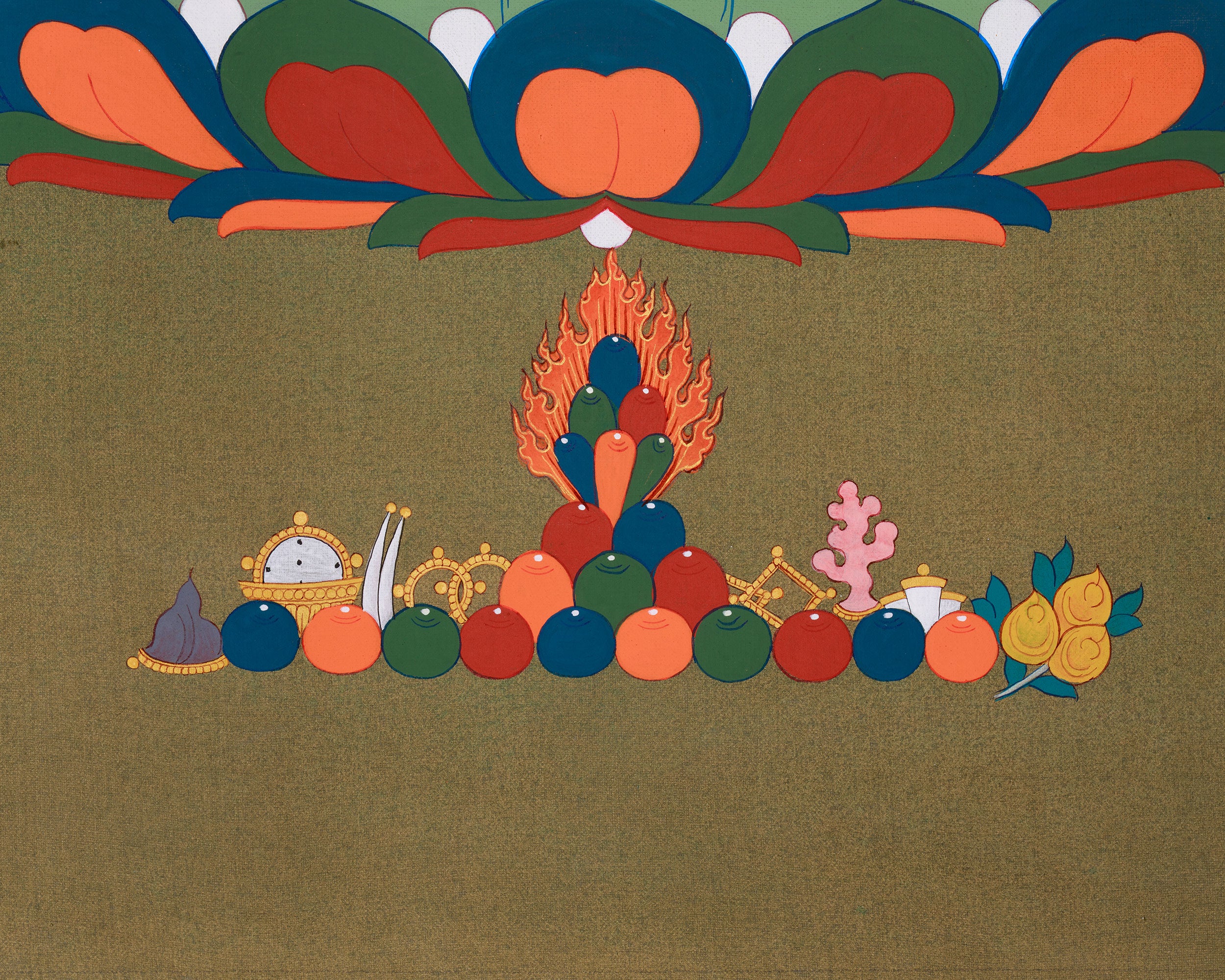 Traditional Buddha Amitayus Painting | Long Life Buddha