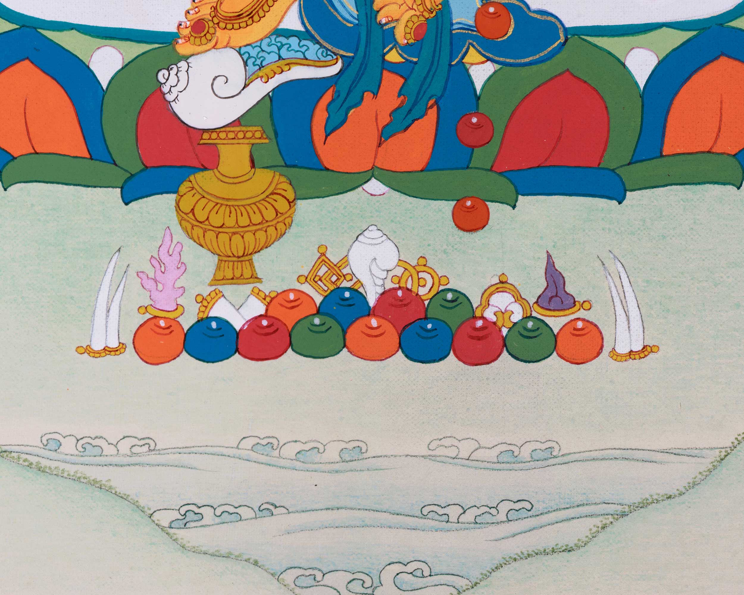 Wealth Deity Jambala Thangka