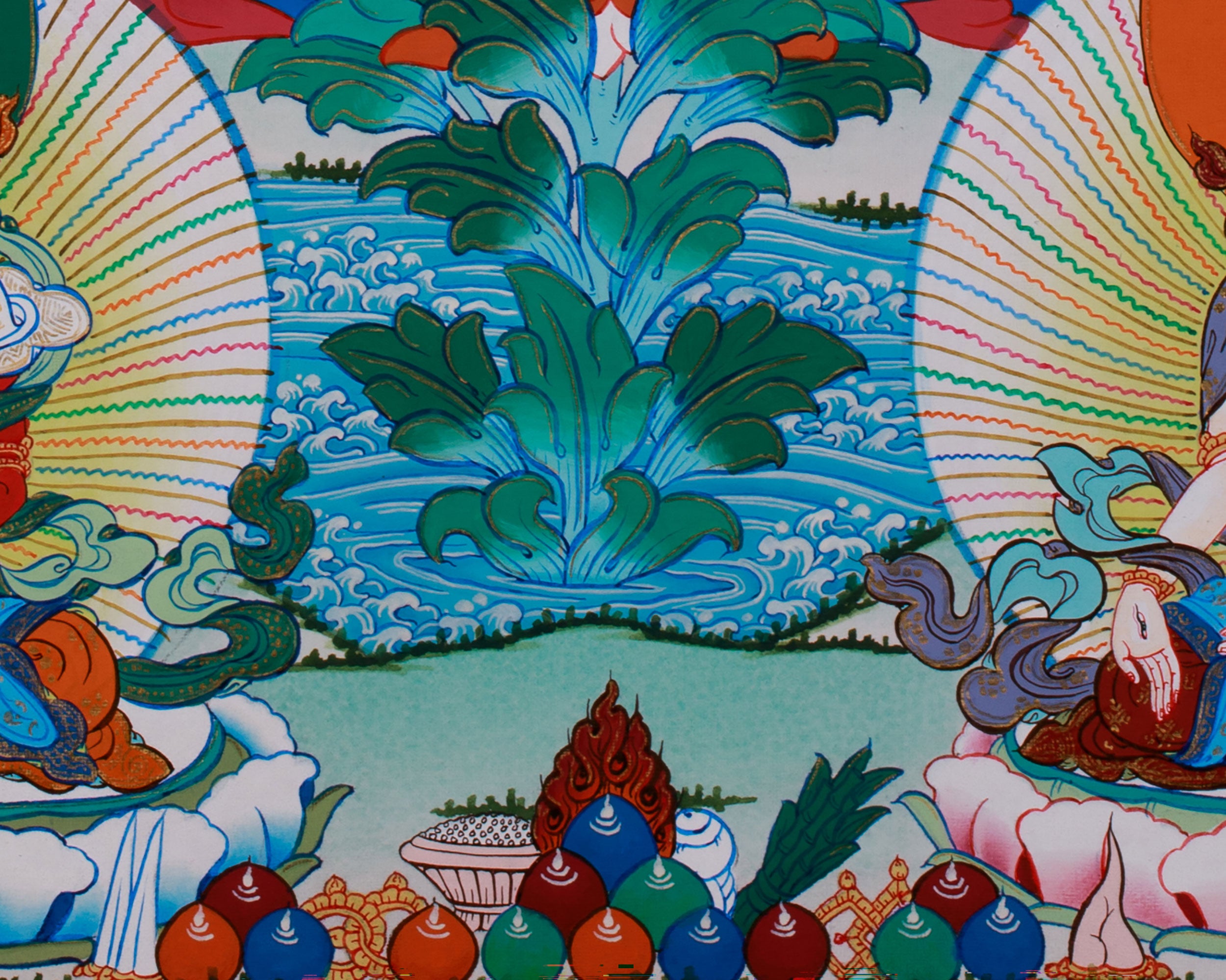 Ushnisha Vijaya, Namgyalma Thangka | Longevity & Purification Art