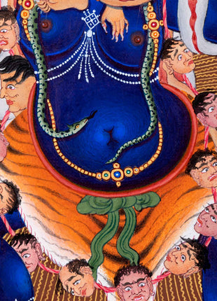 Mystical Vajranakhi Thangka | Wrathful From of Vajrayogini | Tibetan Art of Powerful Deity