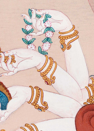 Candrakanti Tara  | 21 Tara of Surya Gupta Thangka