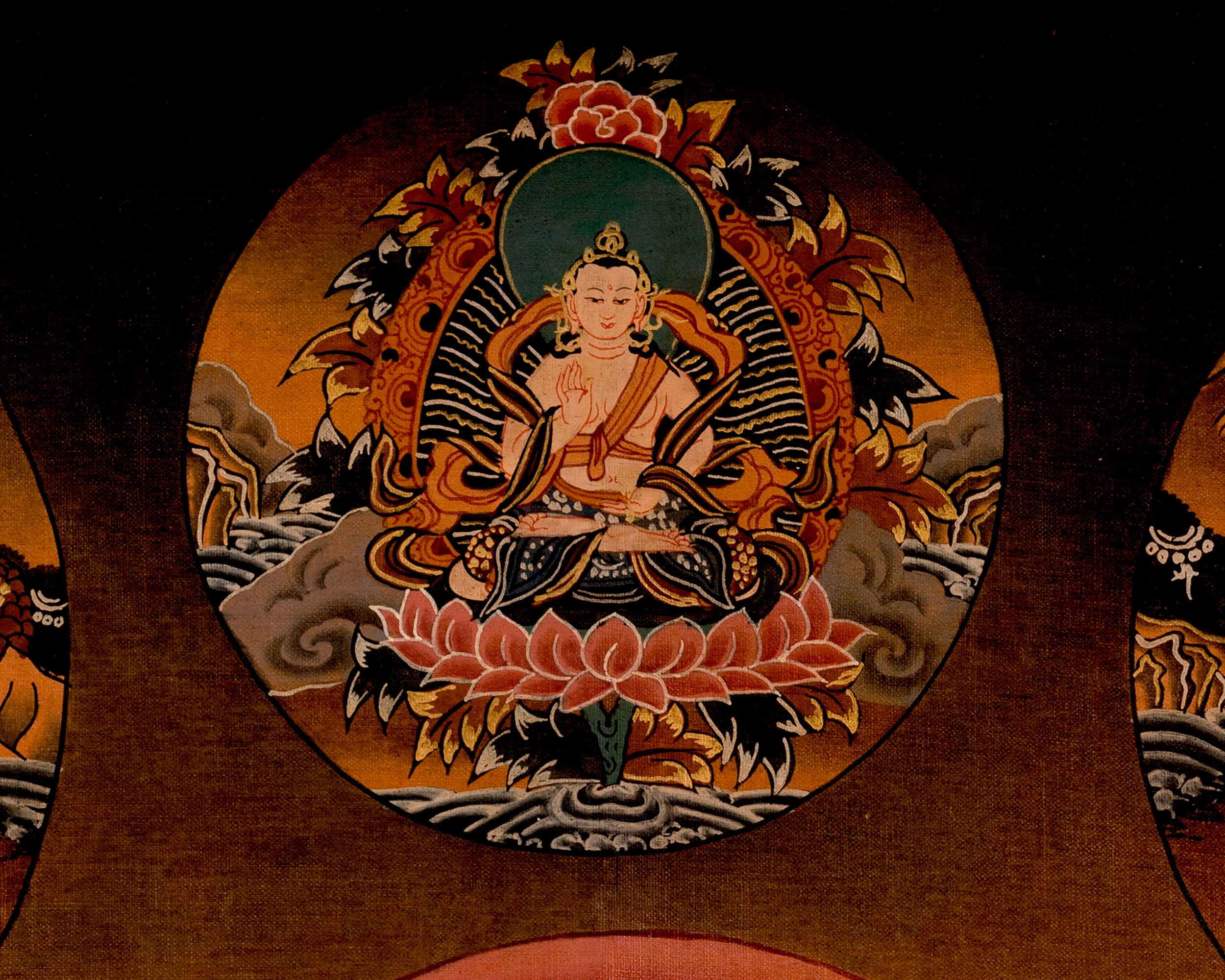 Oil Varnished Shakyamuni Buddha Thangka | Sacred Thangka of the Enlightened One