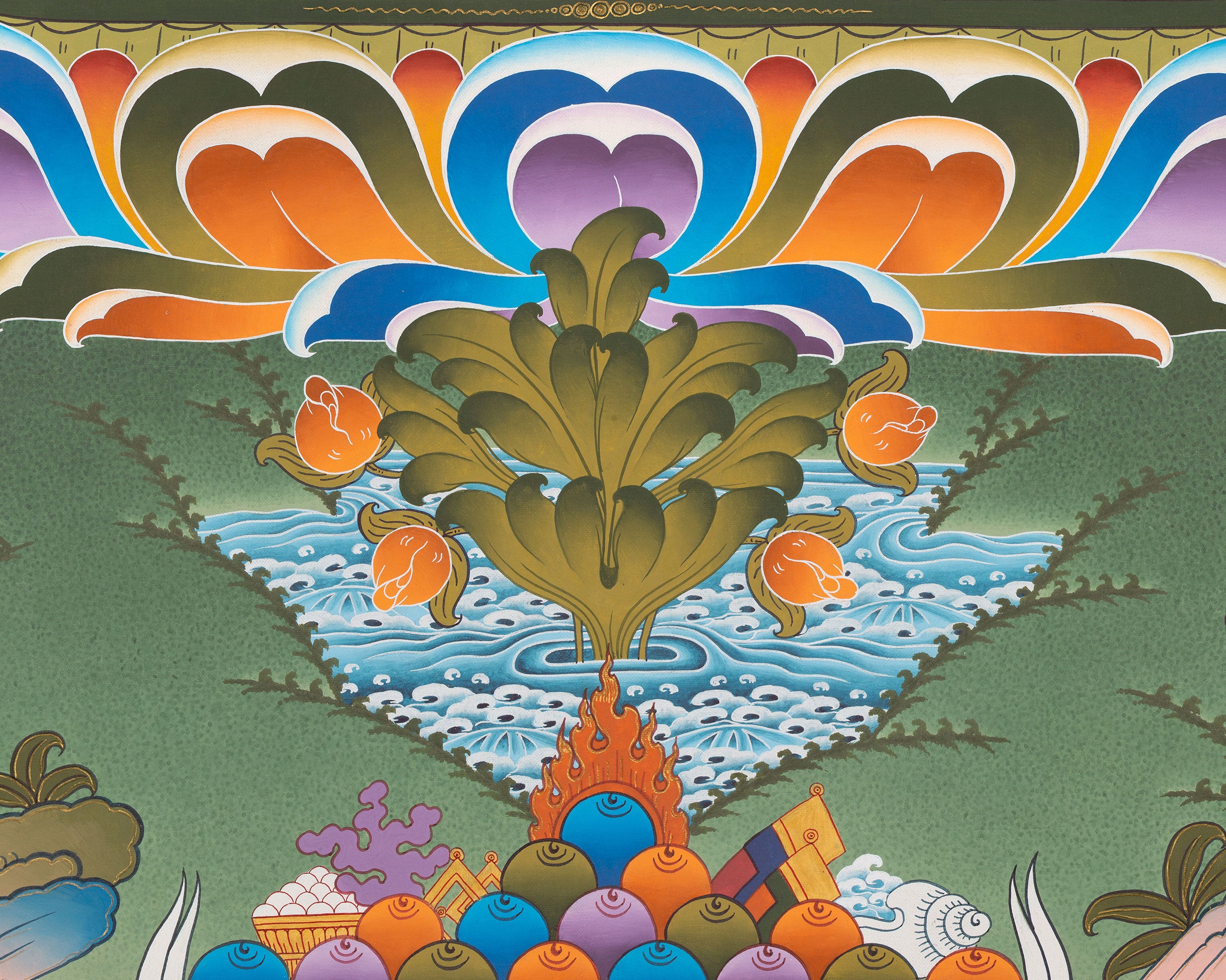 Namtose Thangka Painting | Religious Artwork | Wall Decors
