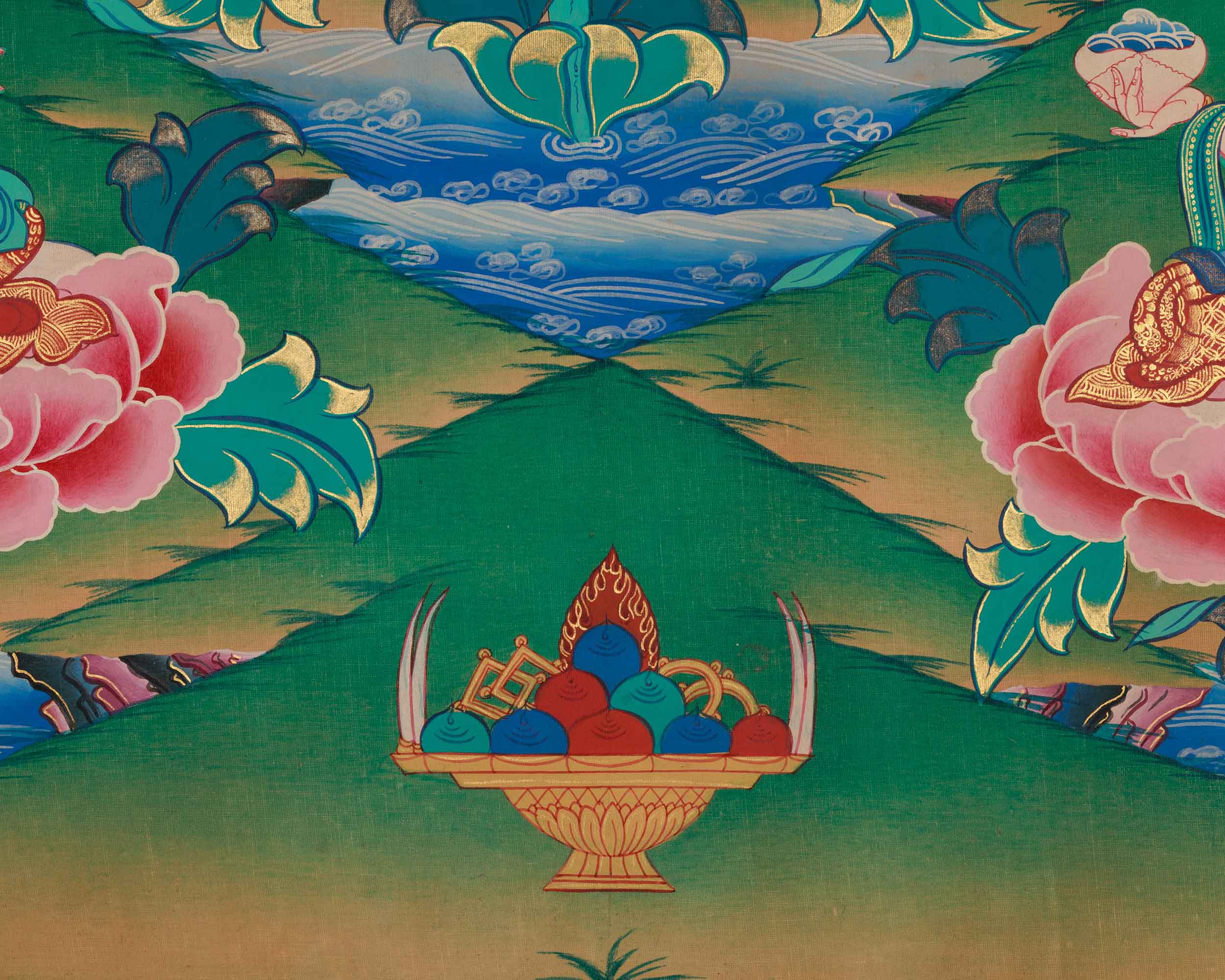Spiritual Thangka Of Guru Rinpoche | Guru Padmasambhava