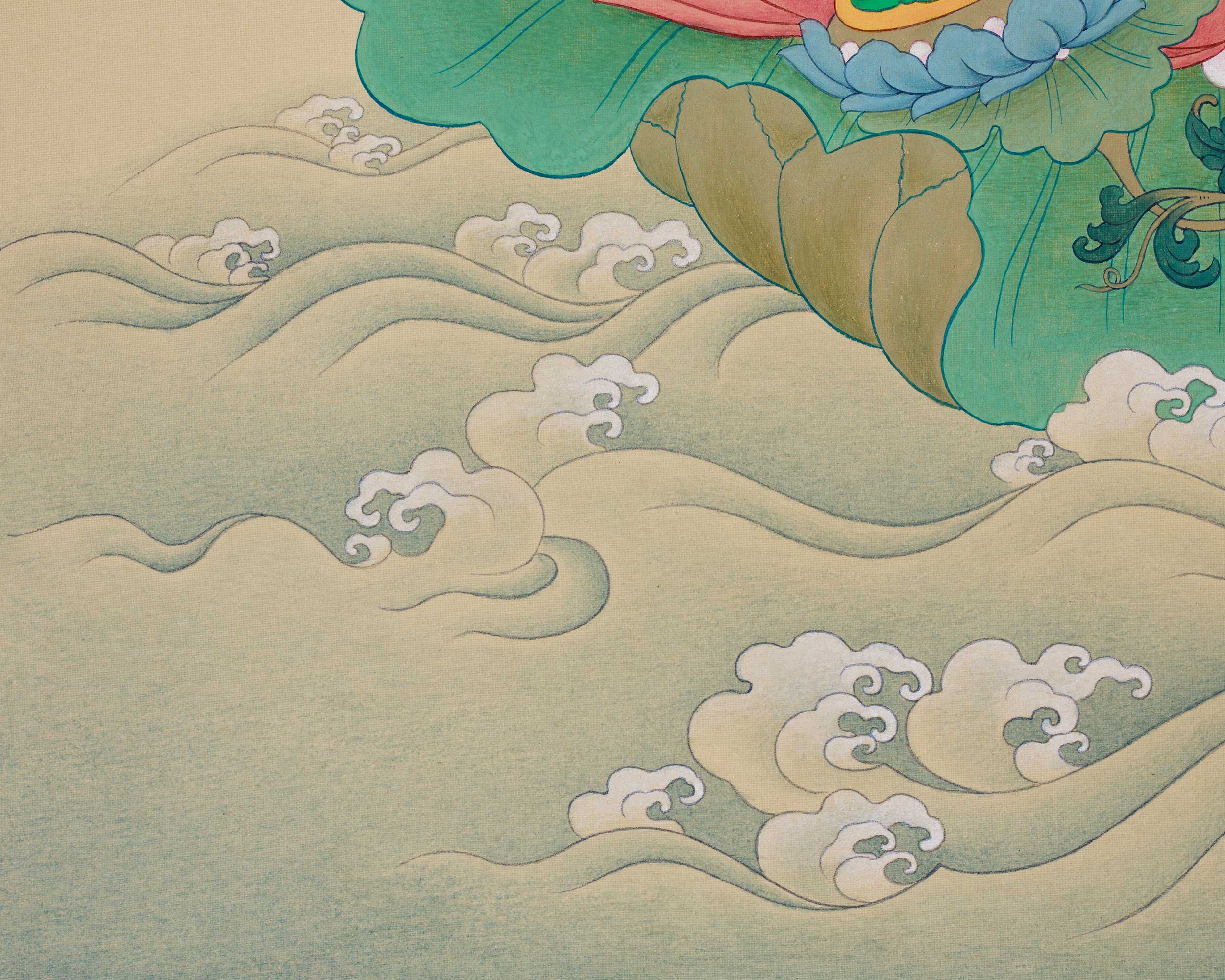 Tibetan Goddess Green Tara Painting | The Supreme Deity of Healing and Enlightened Action