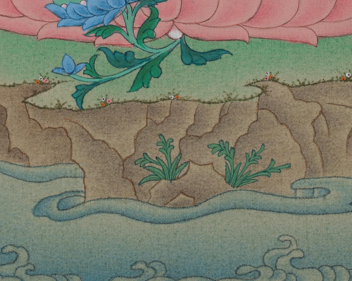 Red Tara Traditional Art | Sacred Representation of Compassion and Enlightened Activity
