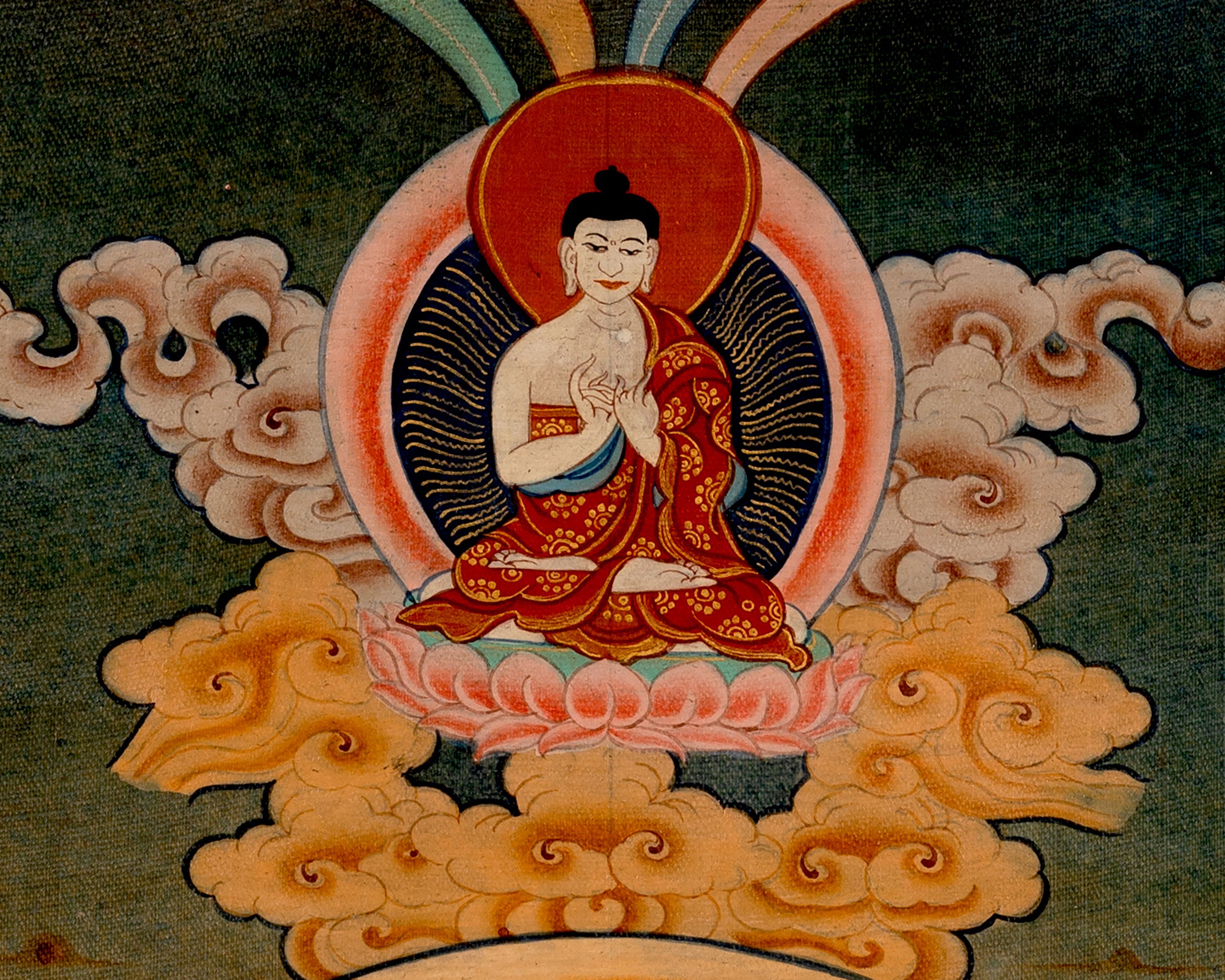 Guru Rinpoche Padmasambhava | Buddhist Thangka Art | Wall Decors