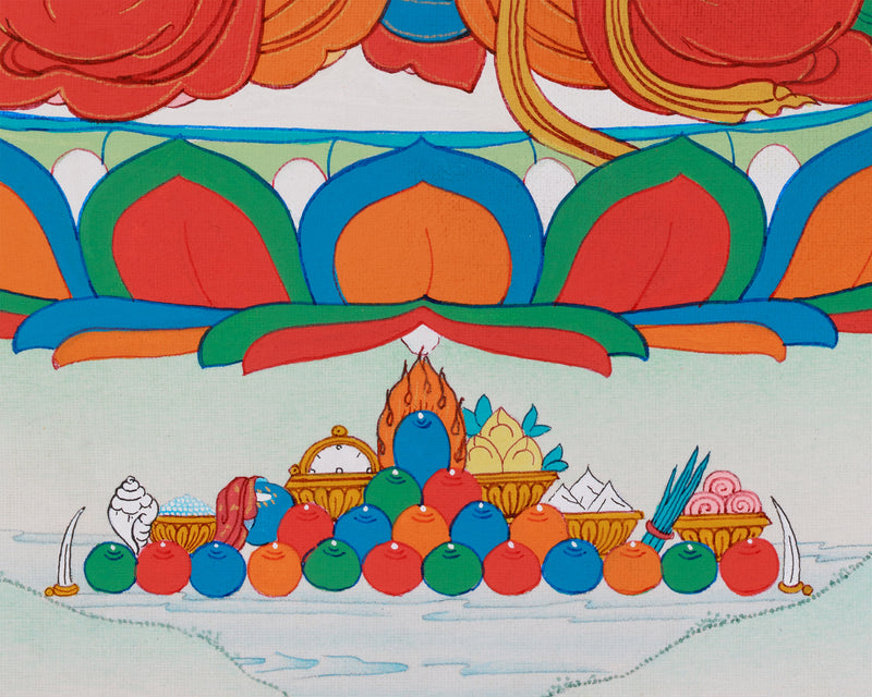 Dorje Sempa, Vajrasattva Thangka Painting