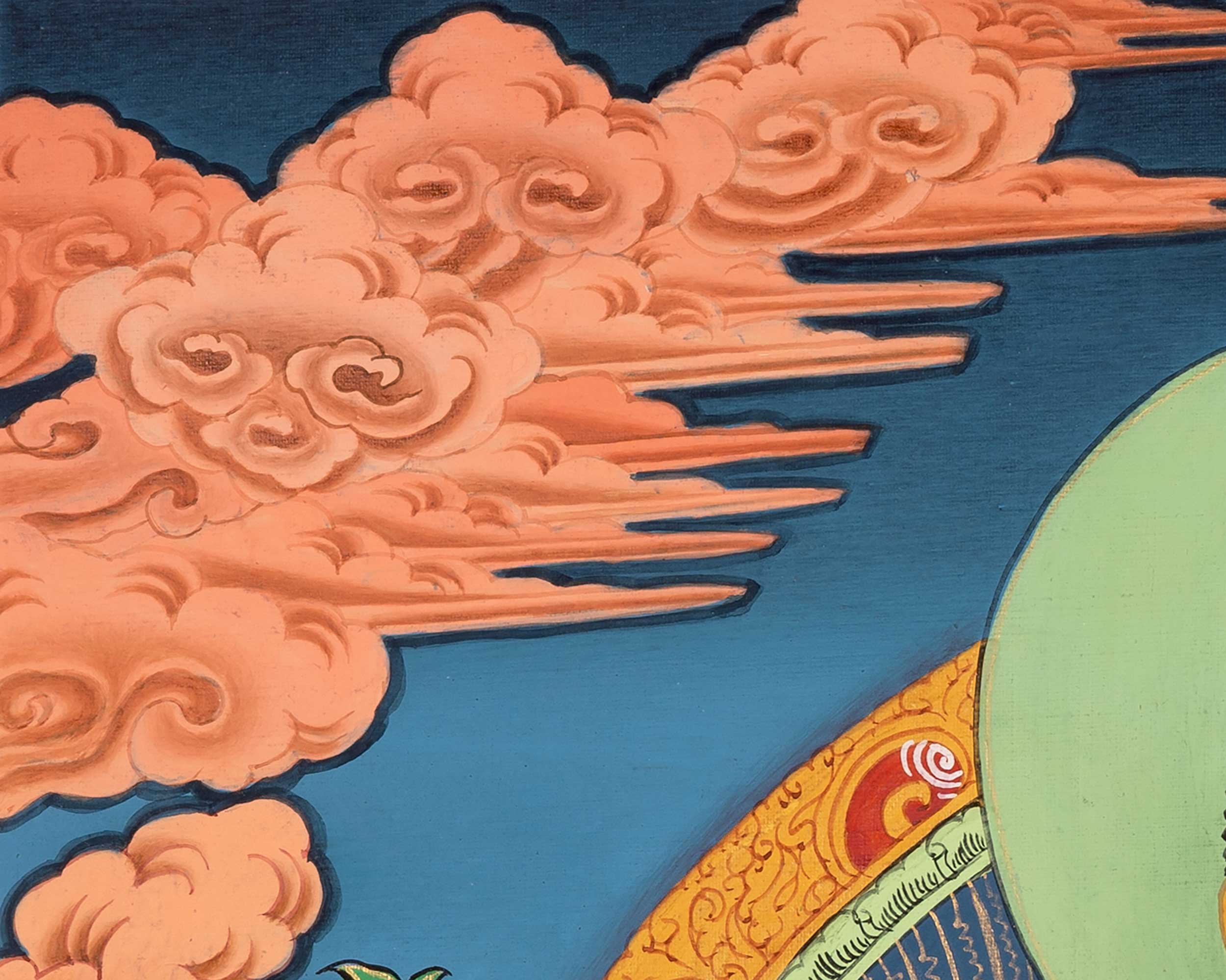 Shakyamuni Buddha Thangka | Buddhist Traditional Paint | Wall Decors