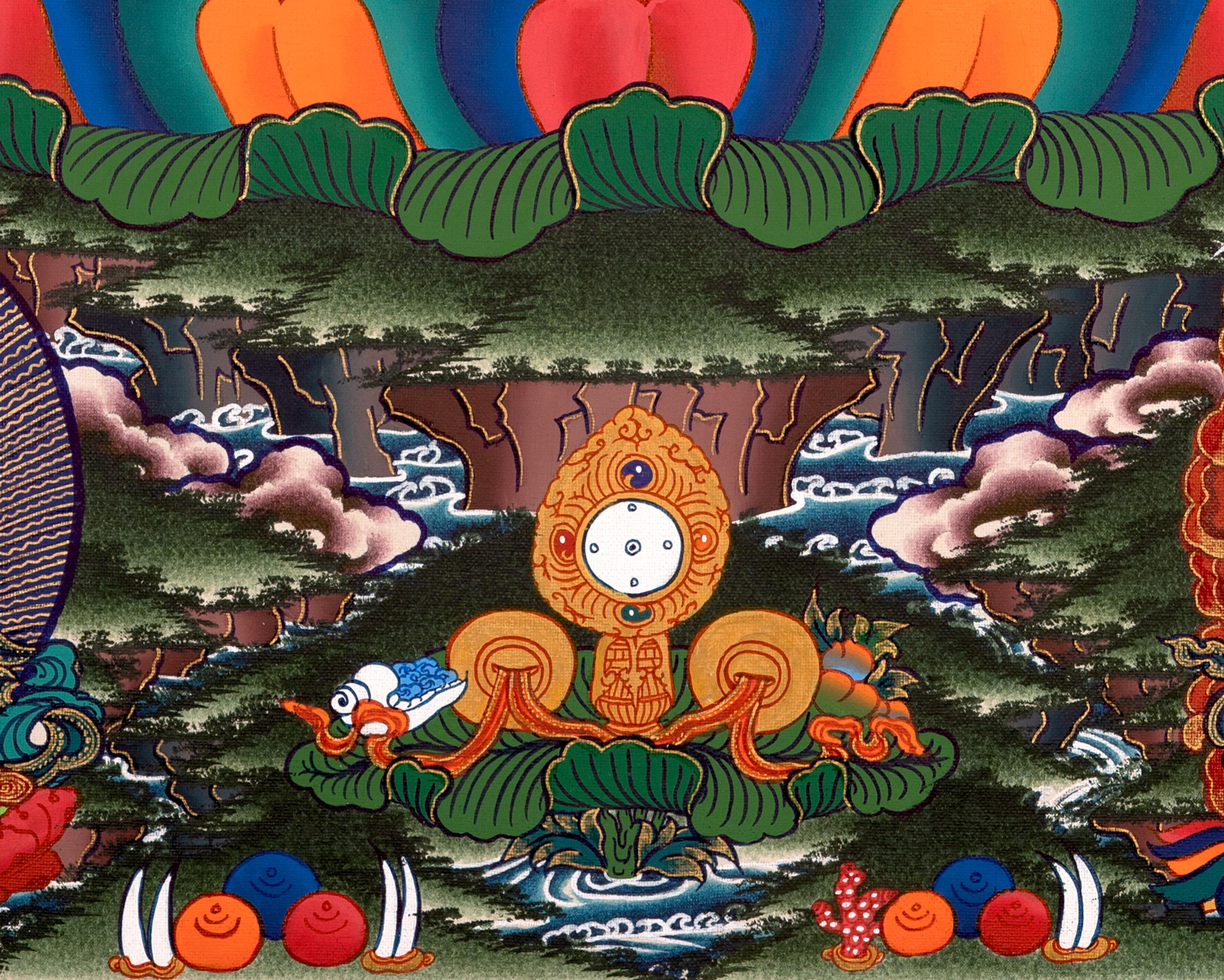 Female Bodhisattva, White Tara Artwork | Healing and Protection Deity