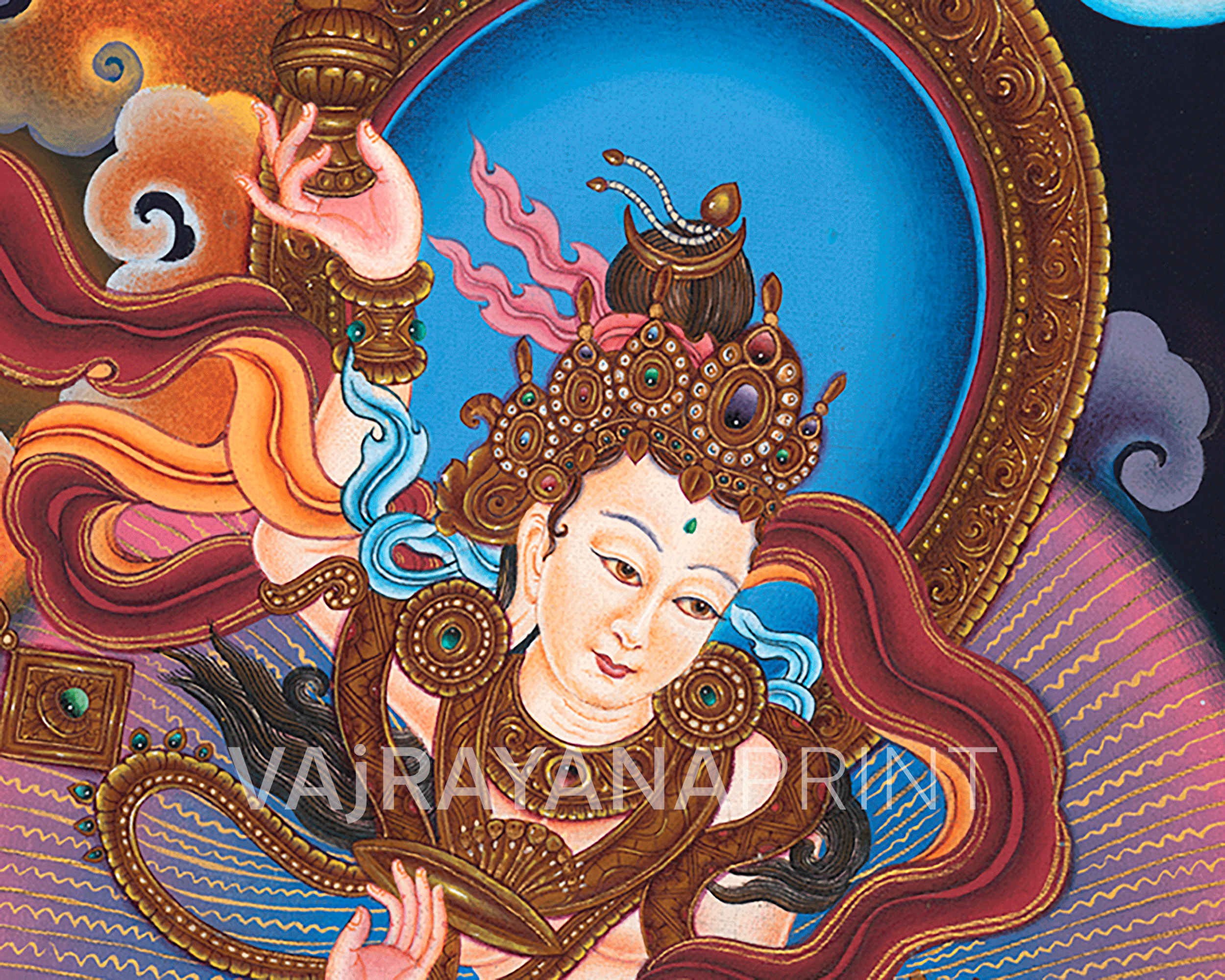 High-Quality Ganga Canvas Print |  Nepal Art