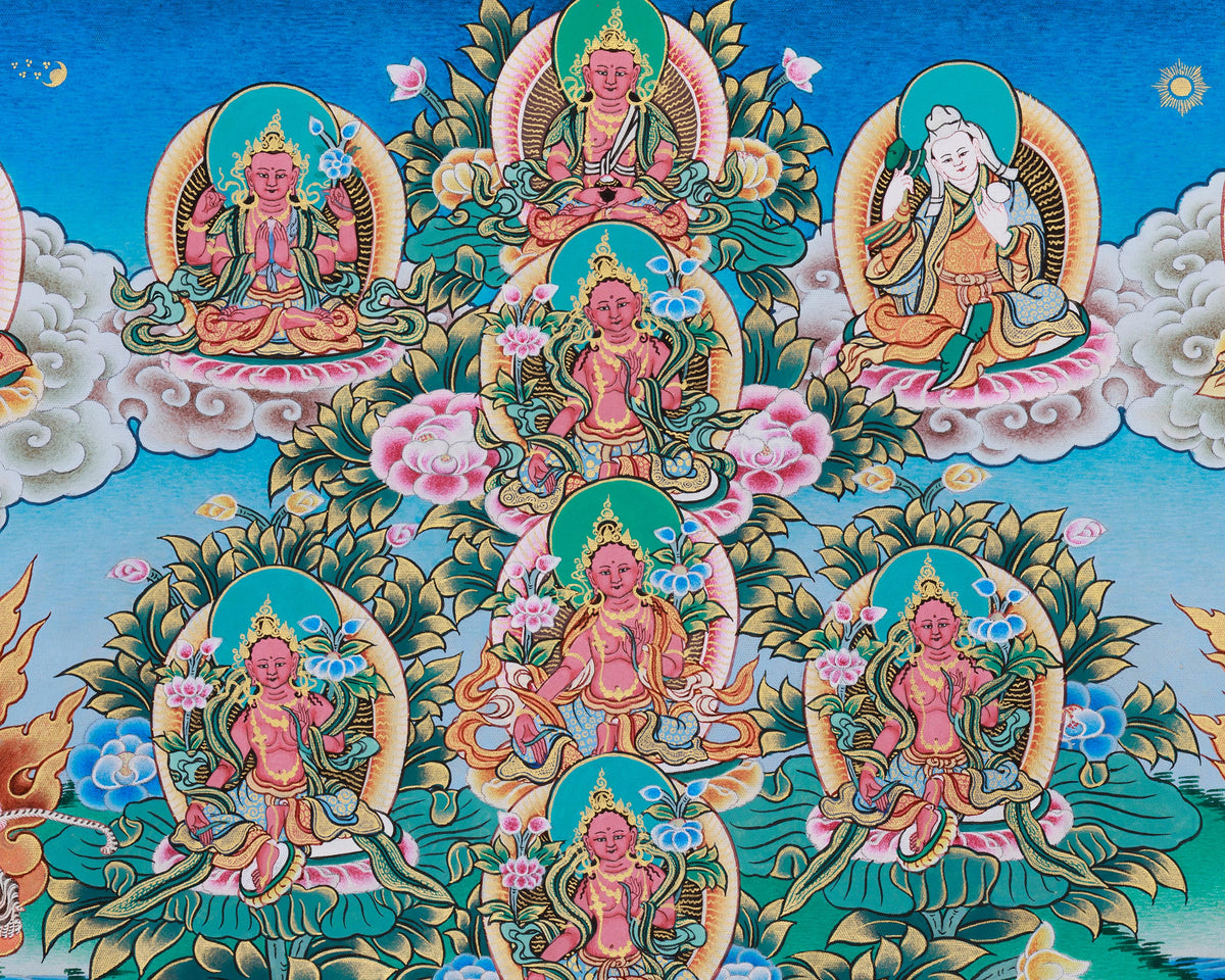 Goddess Red Tara Thangka | A Dynamic And Powerful Form of The Bodhisattva Tara