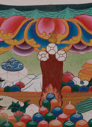 Standing Guru Rinpoche Thangka | Embodiment of Wisdom, Power, and Protection