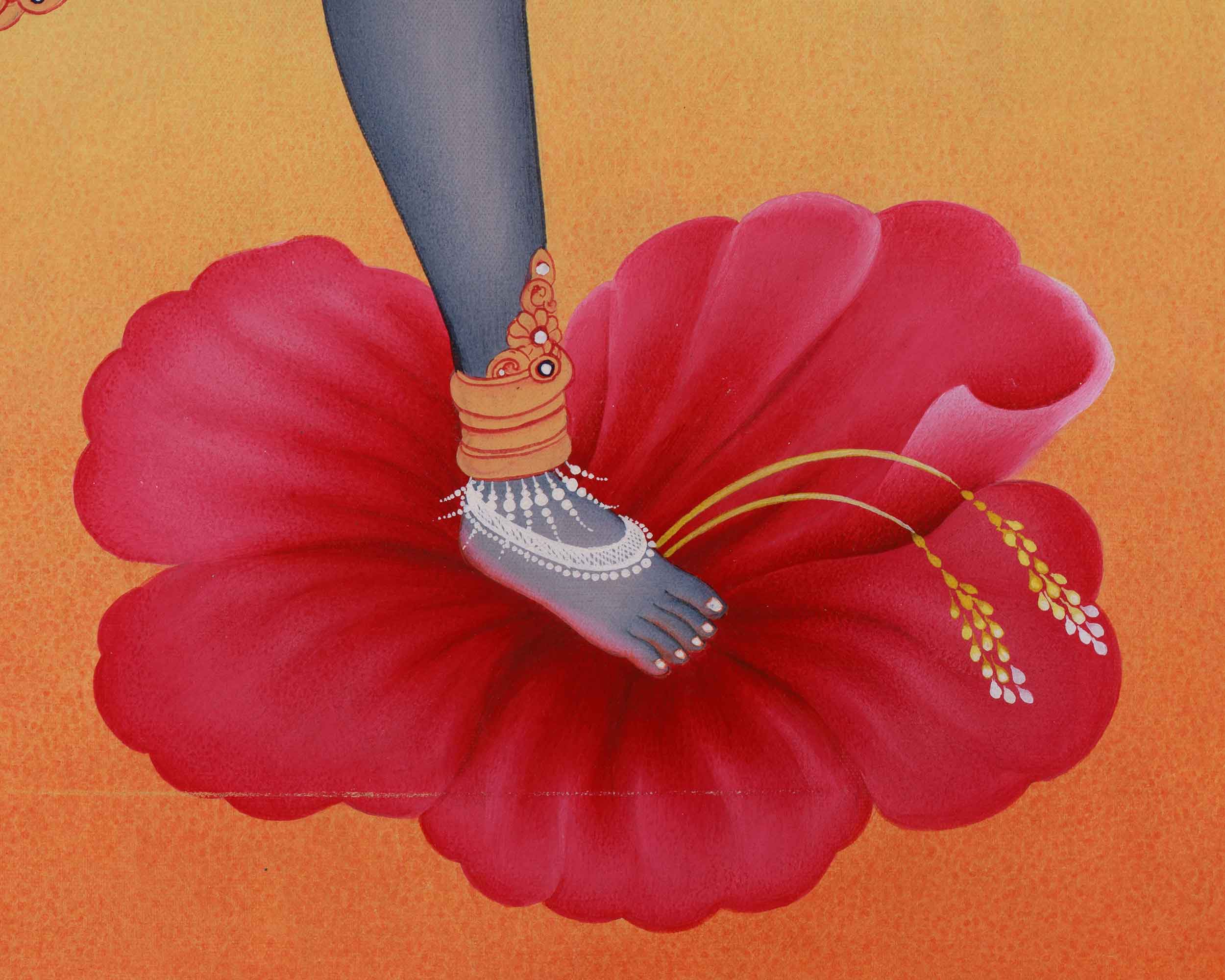 Mahakali Thangka | The Fierce Goddess of Transformation and Protection