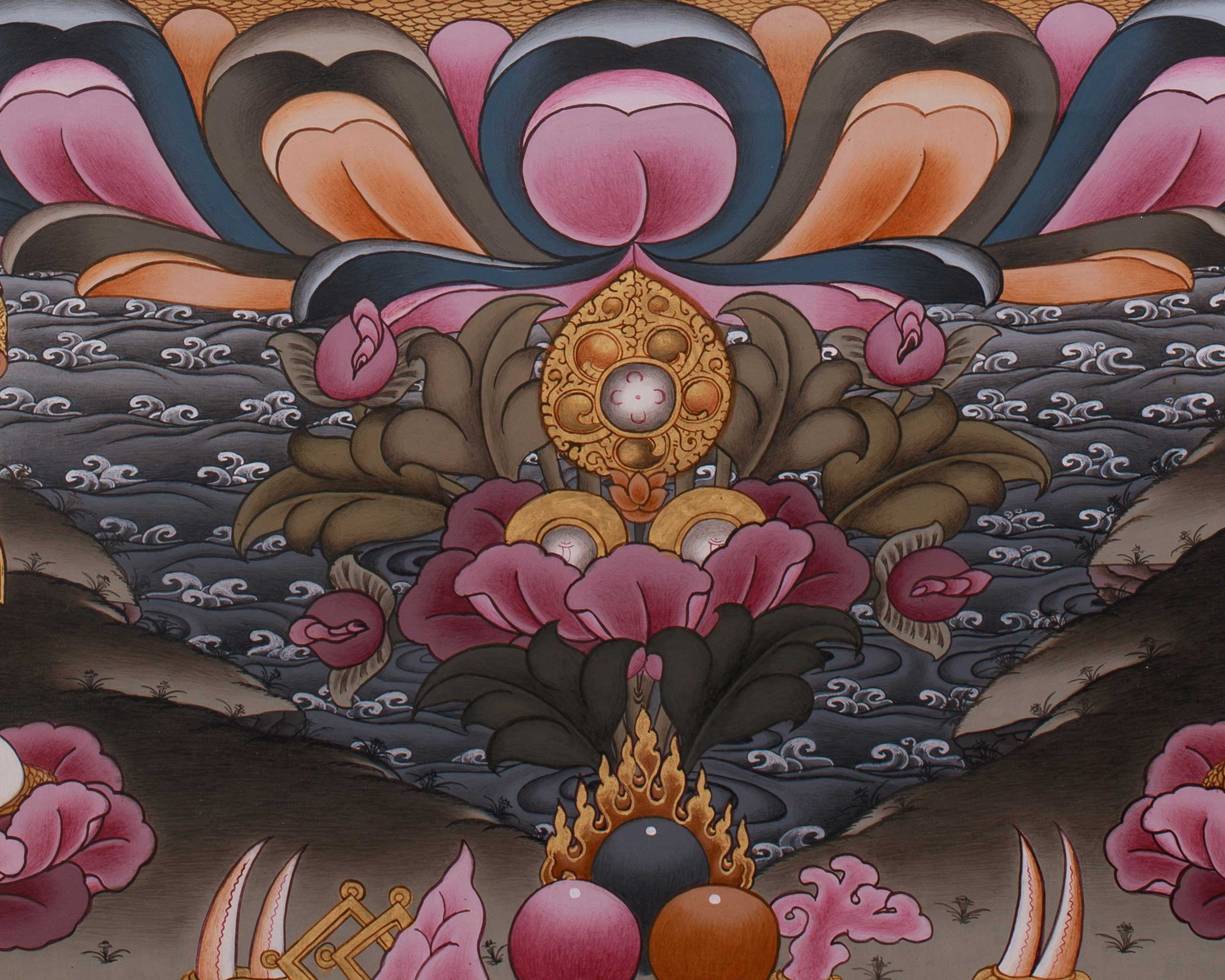 Shakyamuni Buddha Meditation Thangka | Timeless Buddhist Art of Inner Peace and Awakening