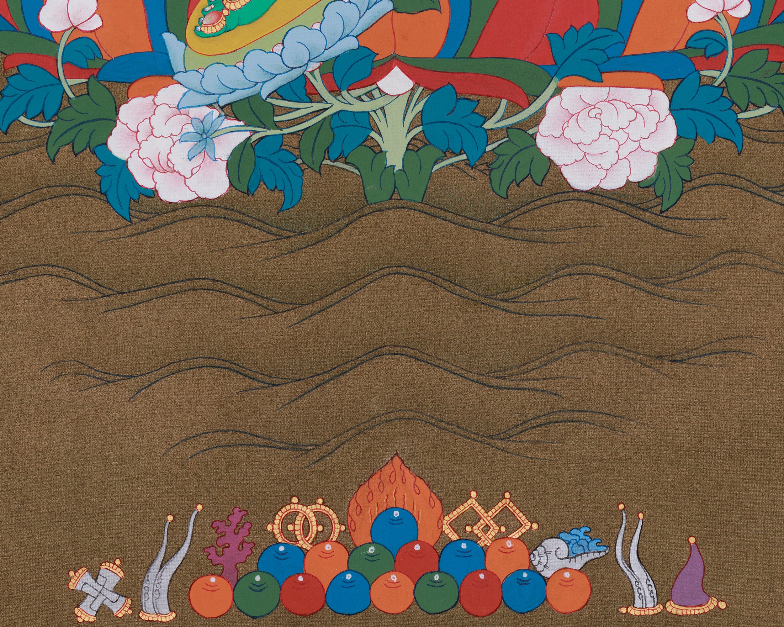 Buddhist Goddess Arya Tara Painting | The Compassionate Green Tara, Protector and Healer