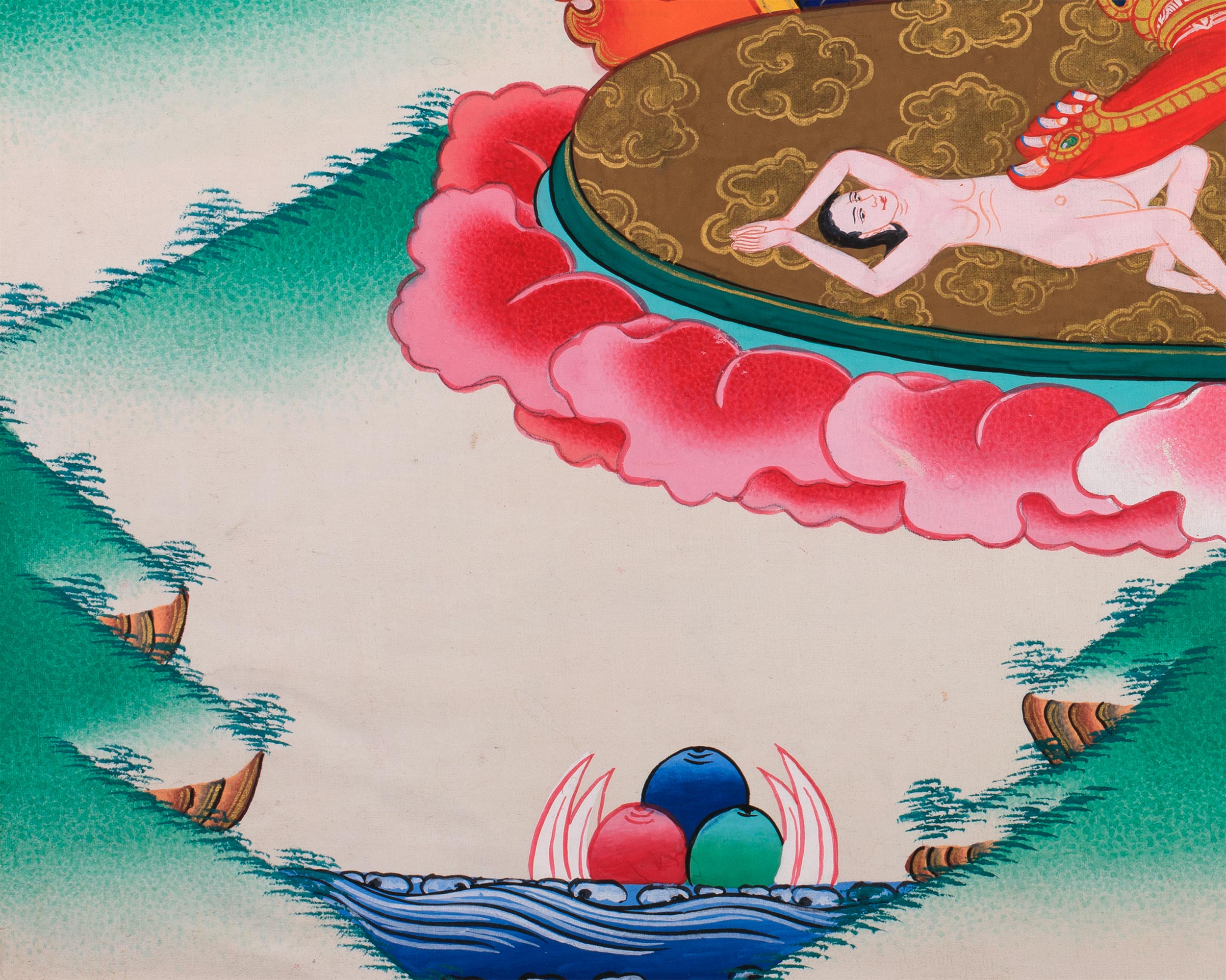 Vajrayogini Red Dakini Thangka | Fierce Wisdom and Empowerment