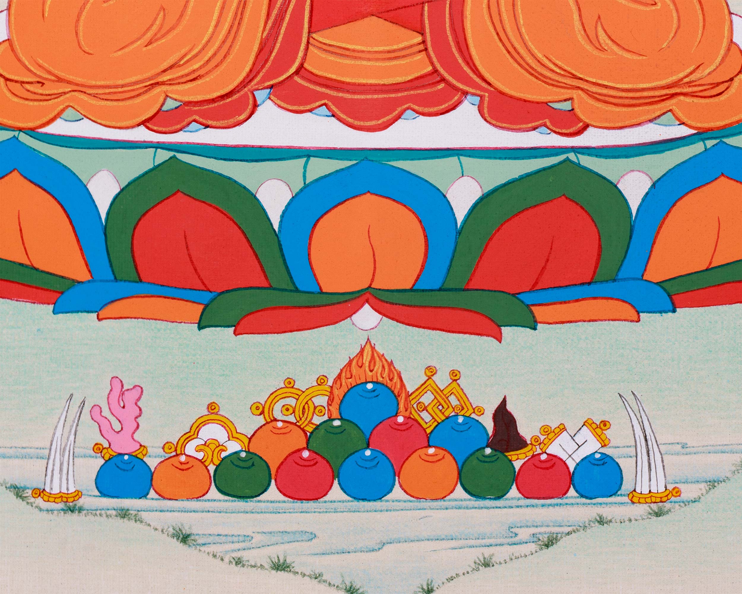 Perfect Amitabha Buddha Thangka for Practice