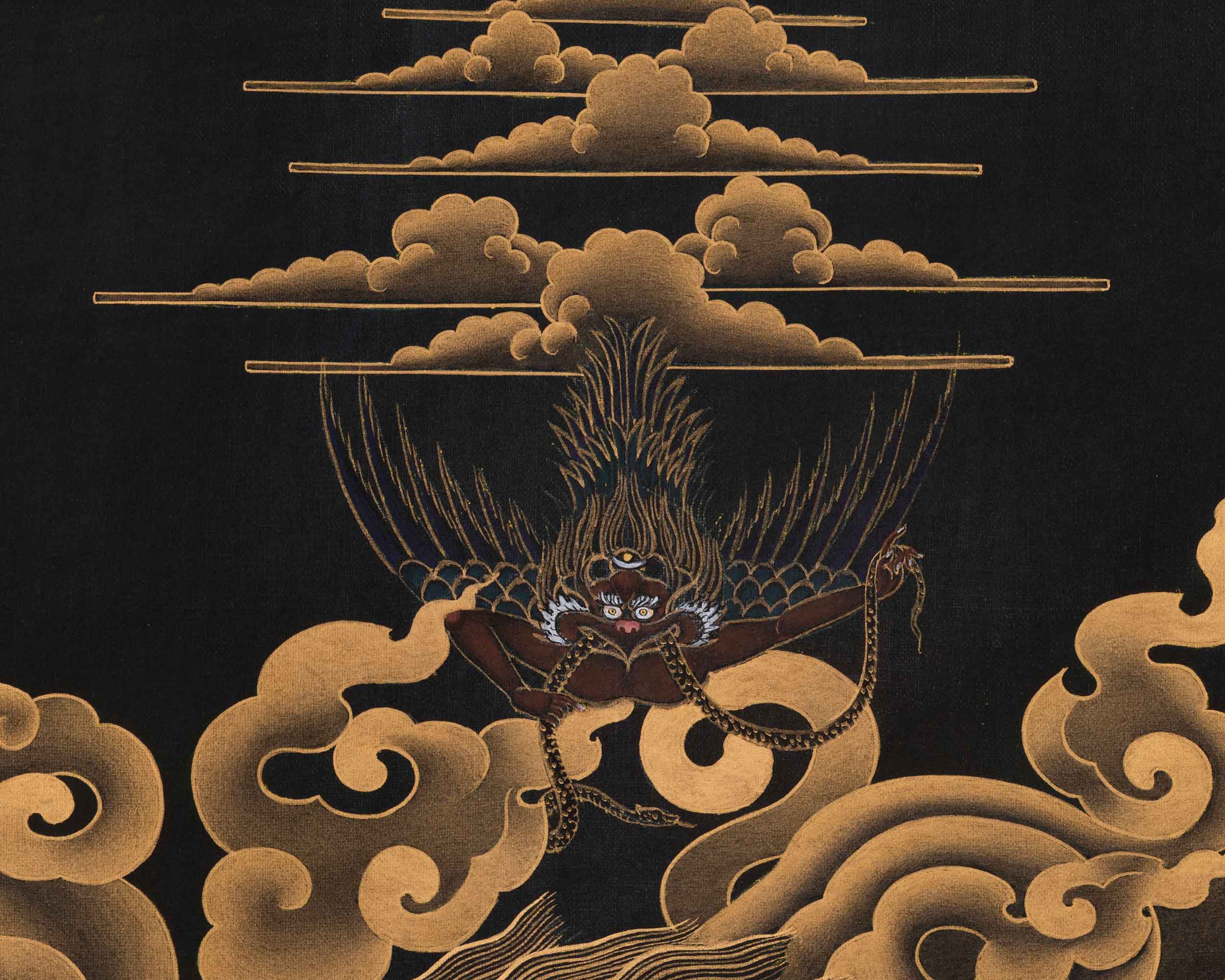 Vajrakilaya Sacred Artwork | Wrathful Wisdom Deity of Spiritual Protection