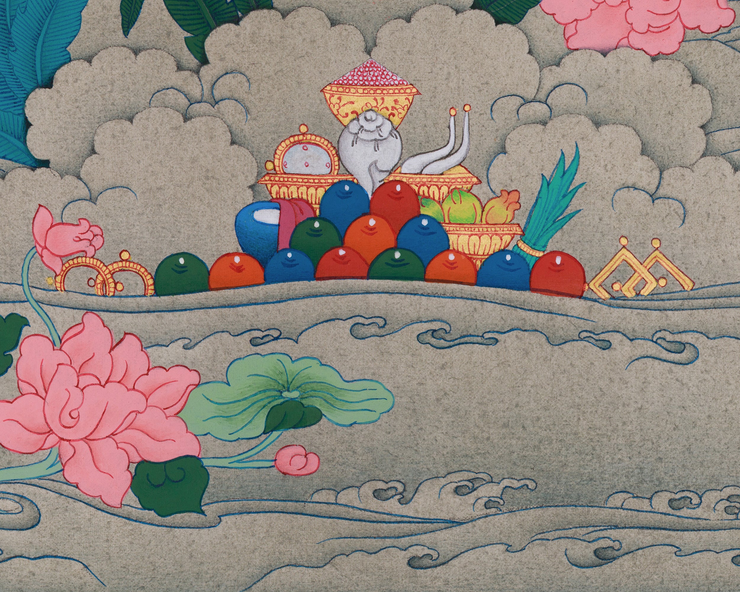 Tibetan Shakyamuni Thangka | The Historical Buddha’s Enlightenment