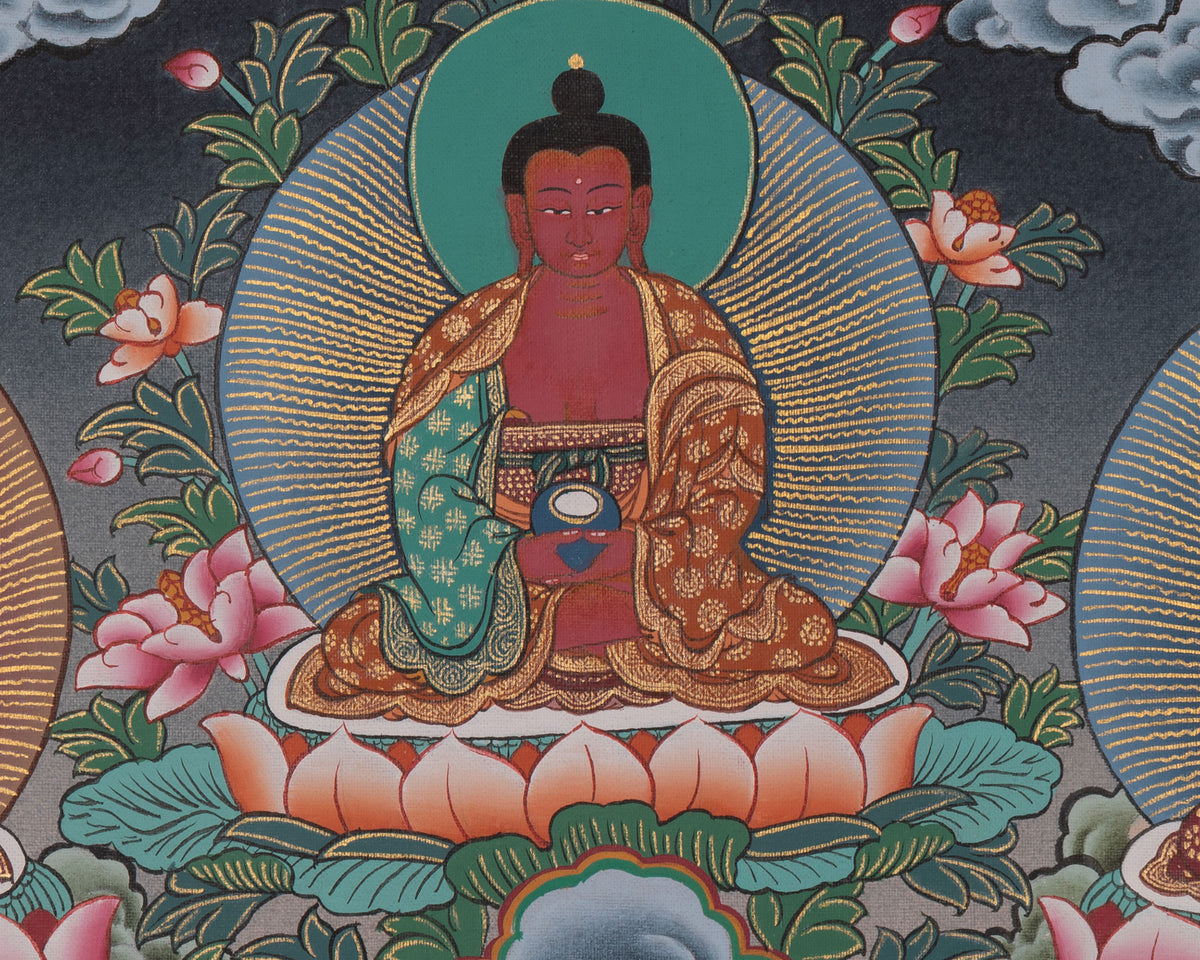 White Tara Buddhist Painting | Sacred Art of Compassion and Longevity