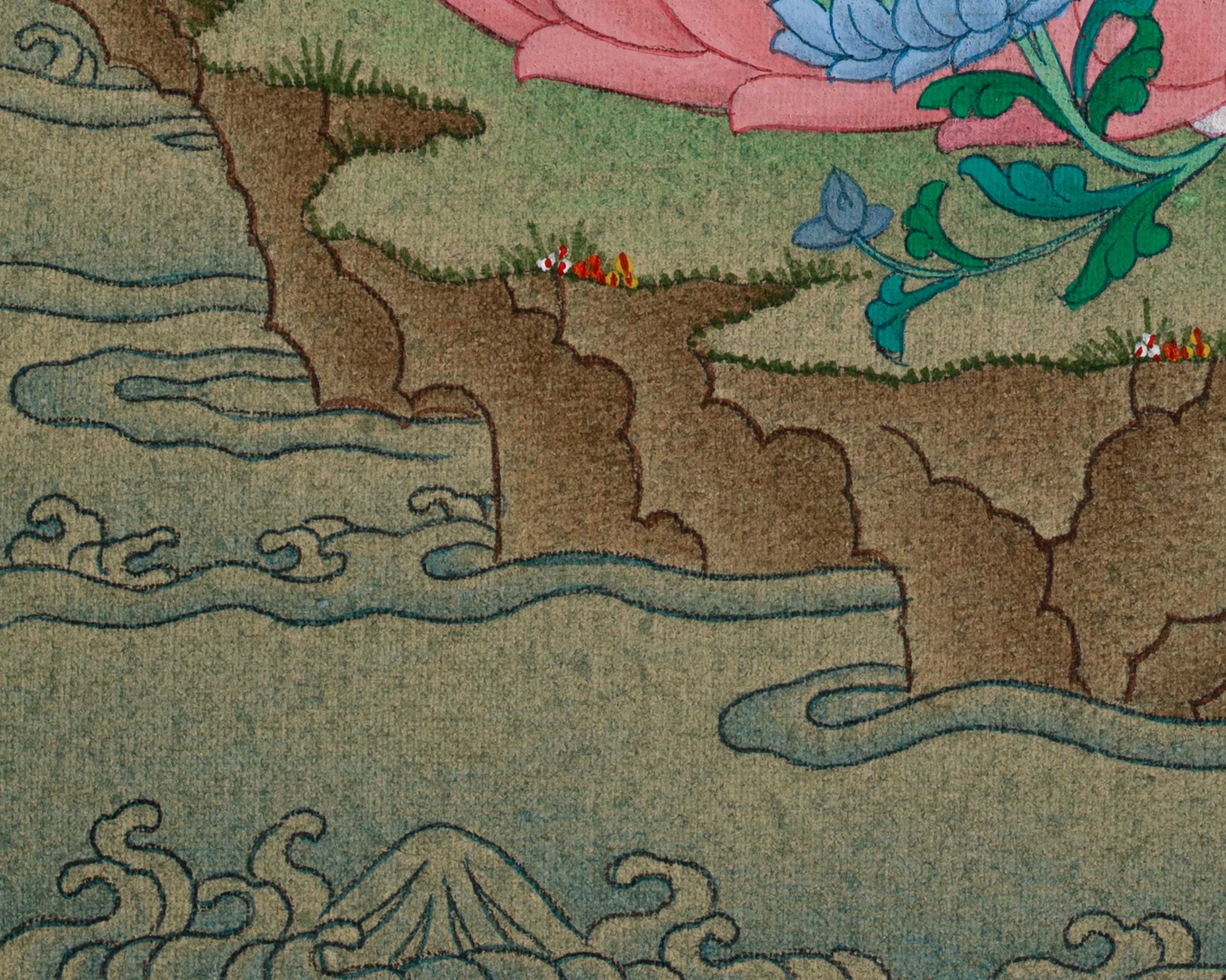 Himalayan Red Tara Thangka | Goddess of Protection and Compassion