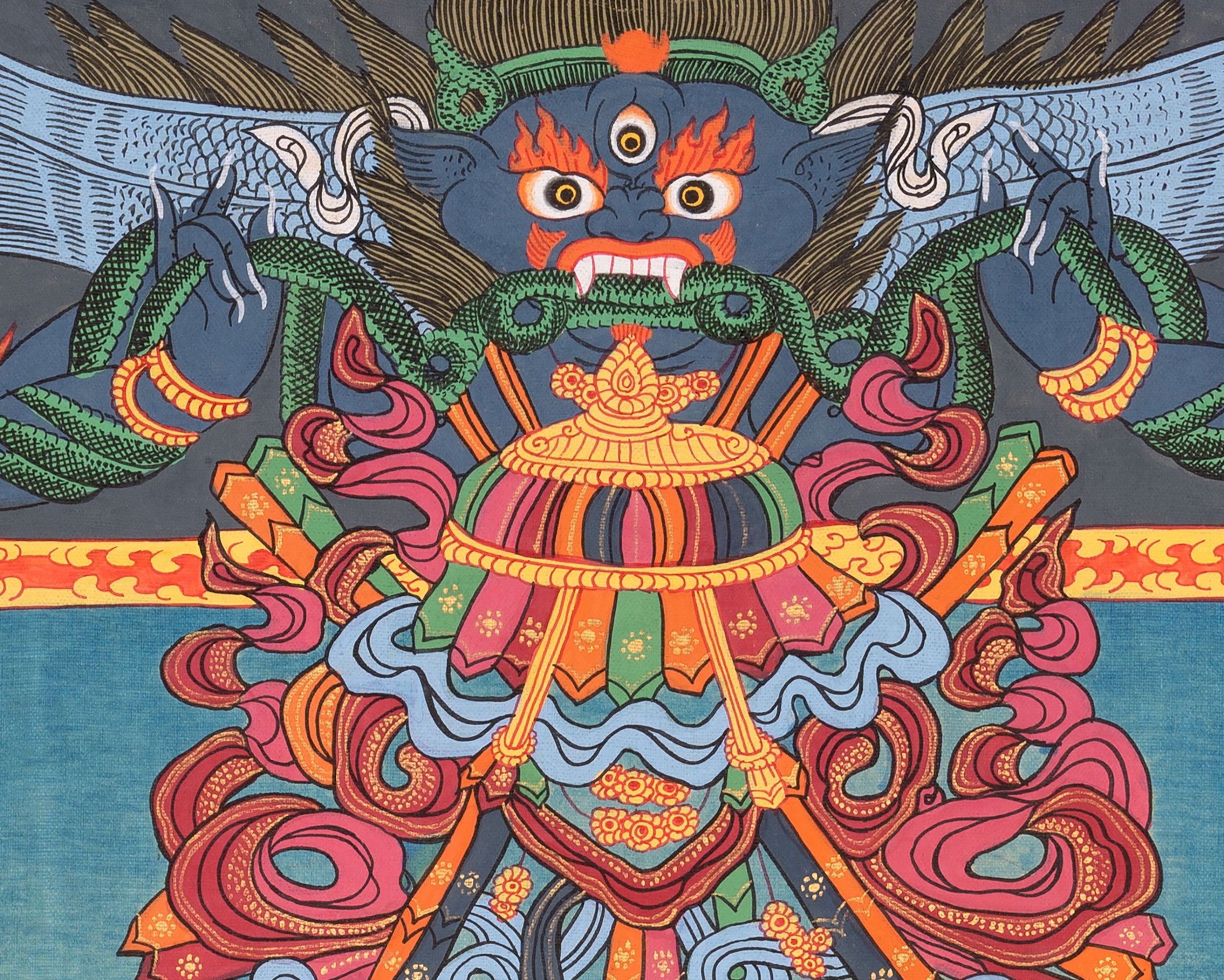 White Tara Thangka | Religious Tibetan Artwork | Wall Decors