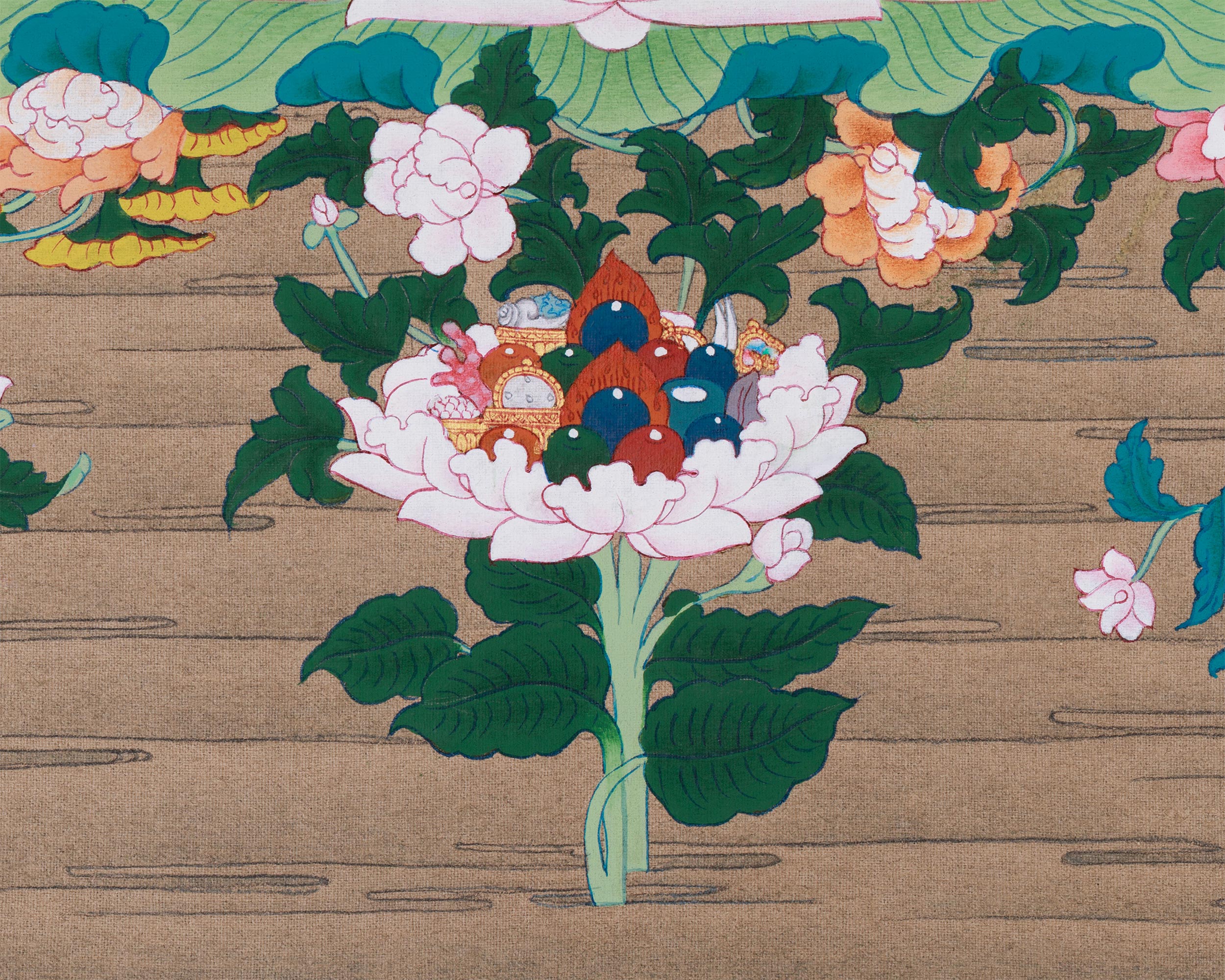 Beautiful Goddess Saraswati Thangka | Divine Embodiment of Learning & Music