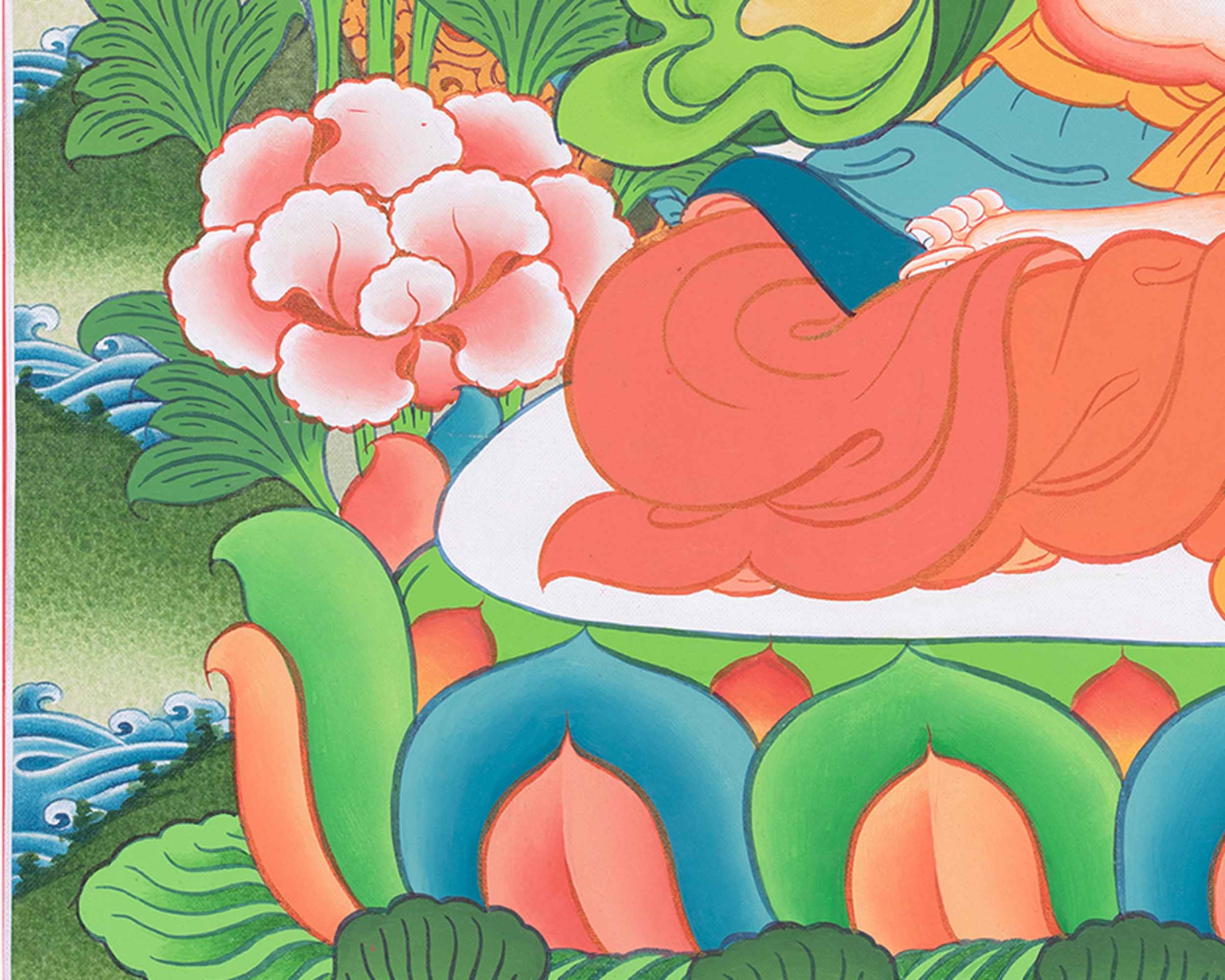 Traditional Chenresig Thangka | The Bodhisattva Of Compassion | Religious Wall Decors