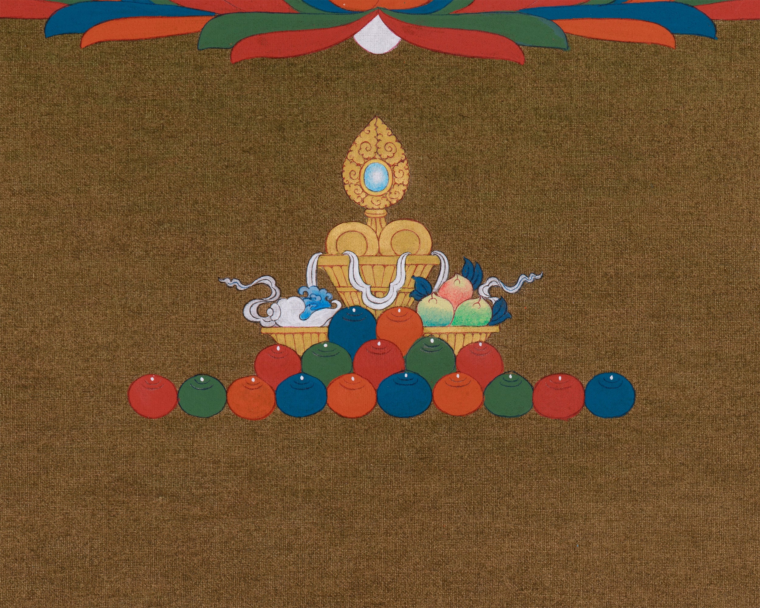 Chenrezig Thangka | Hand-Painted Bodhisattva of Compassion