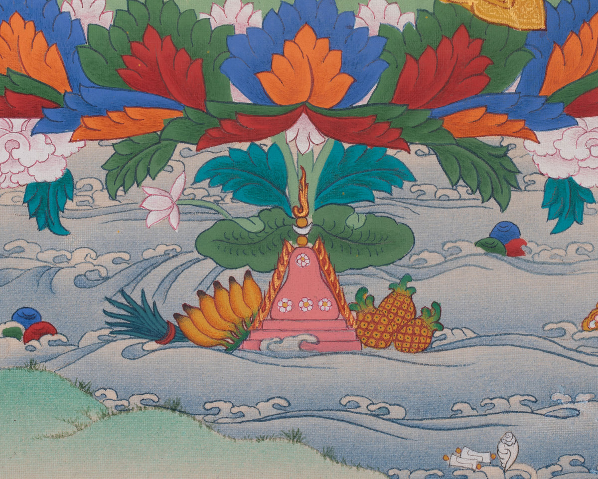 Sacred Guru Rinpoche Art | Lotus-Born Master of Tibetan Buddhism