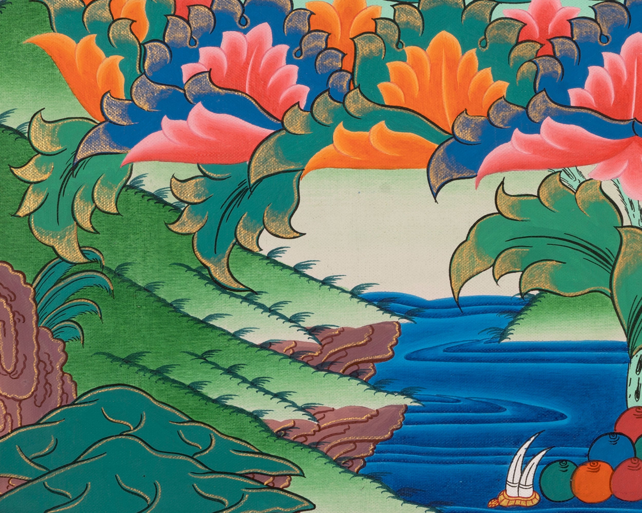 Yab Yum Buddha Thangka | Samantabhadra | Buddhist Artwork