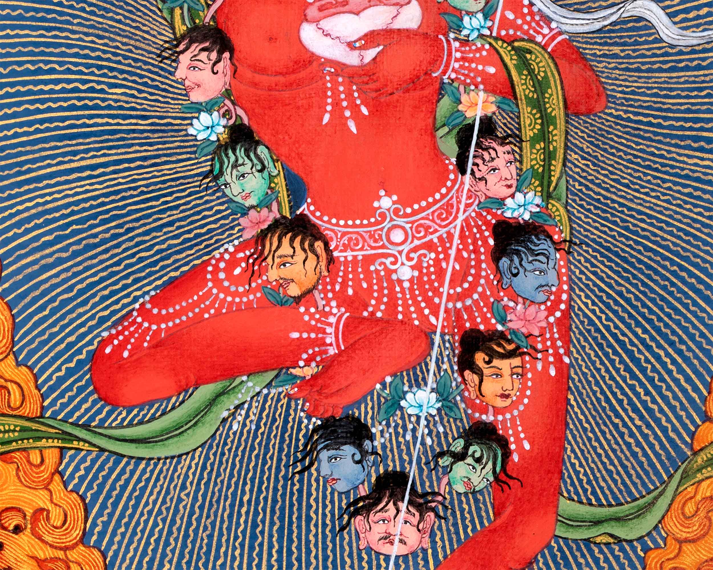 Vajravarahi Thangka | Tantric Buddhist Goddess | Buddhist Dakini Art