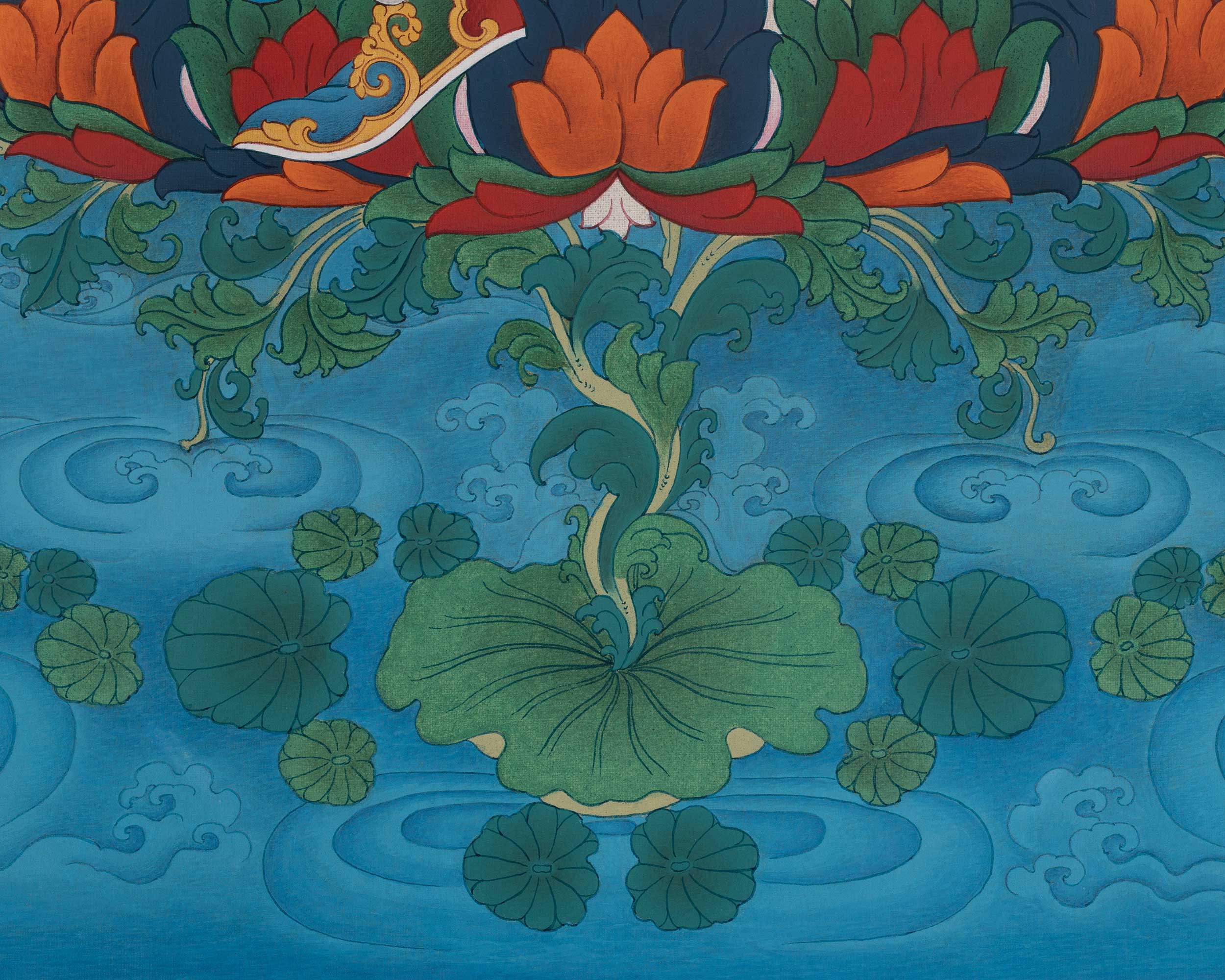 Guru Rinpoche Himalayan Art | Vajrayana Master | Spiritual Thangka