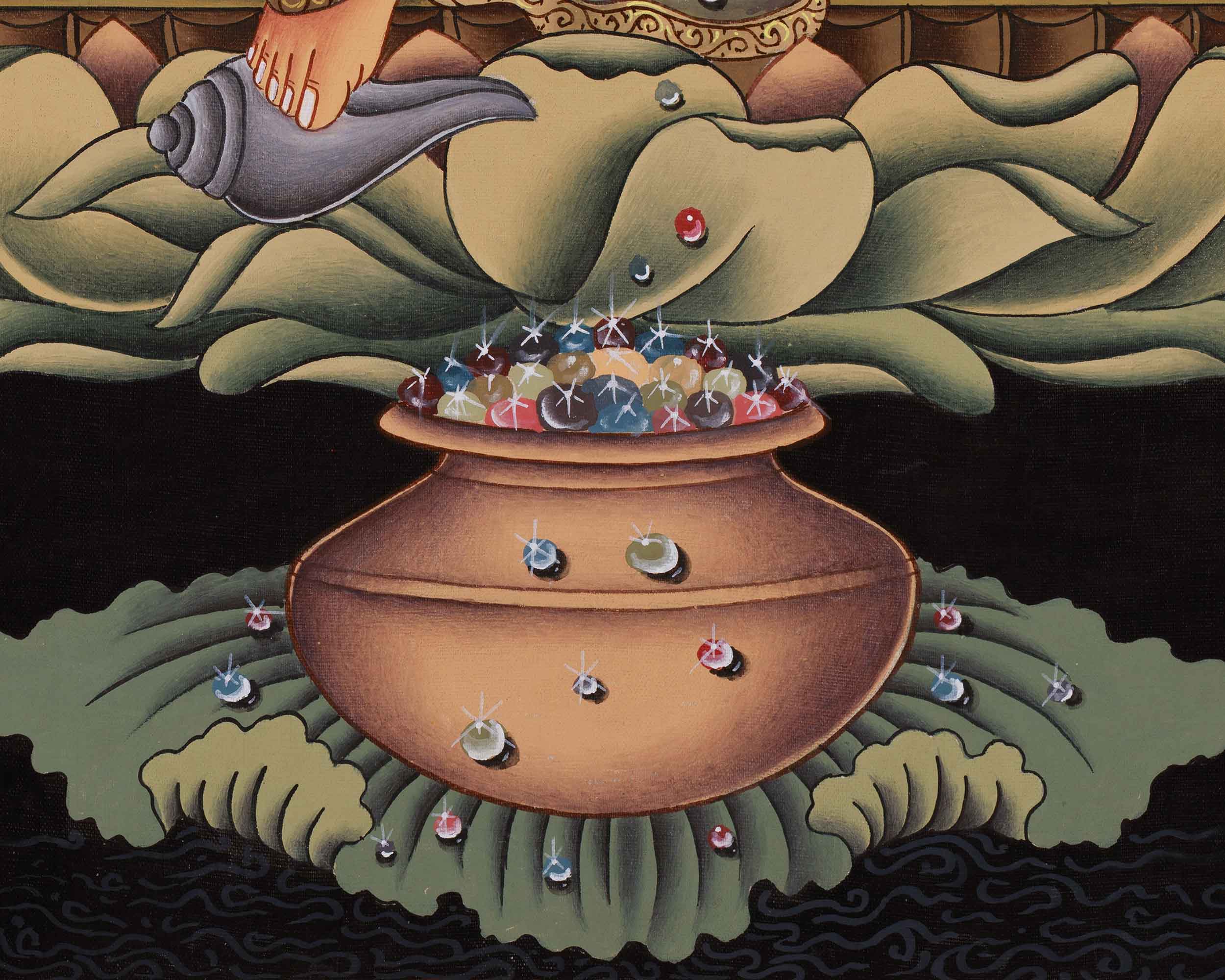 Tibetan Yellow Jambhala | Symbol of Wealth and Abundance